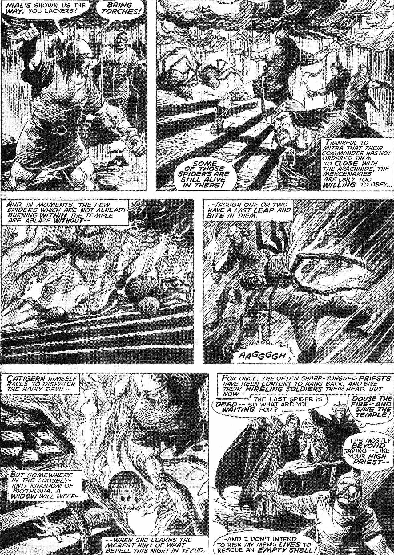 Read online The Savage Sword Of Conan comic -  Issue #210 - 40