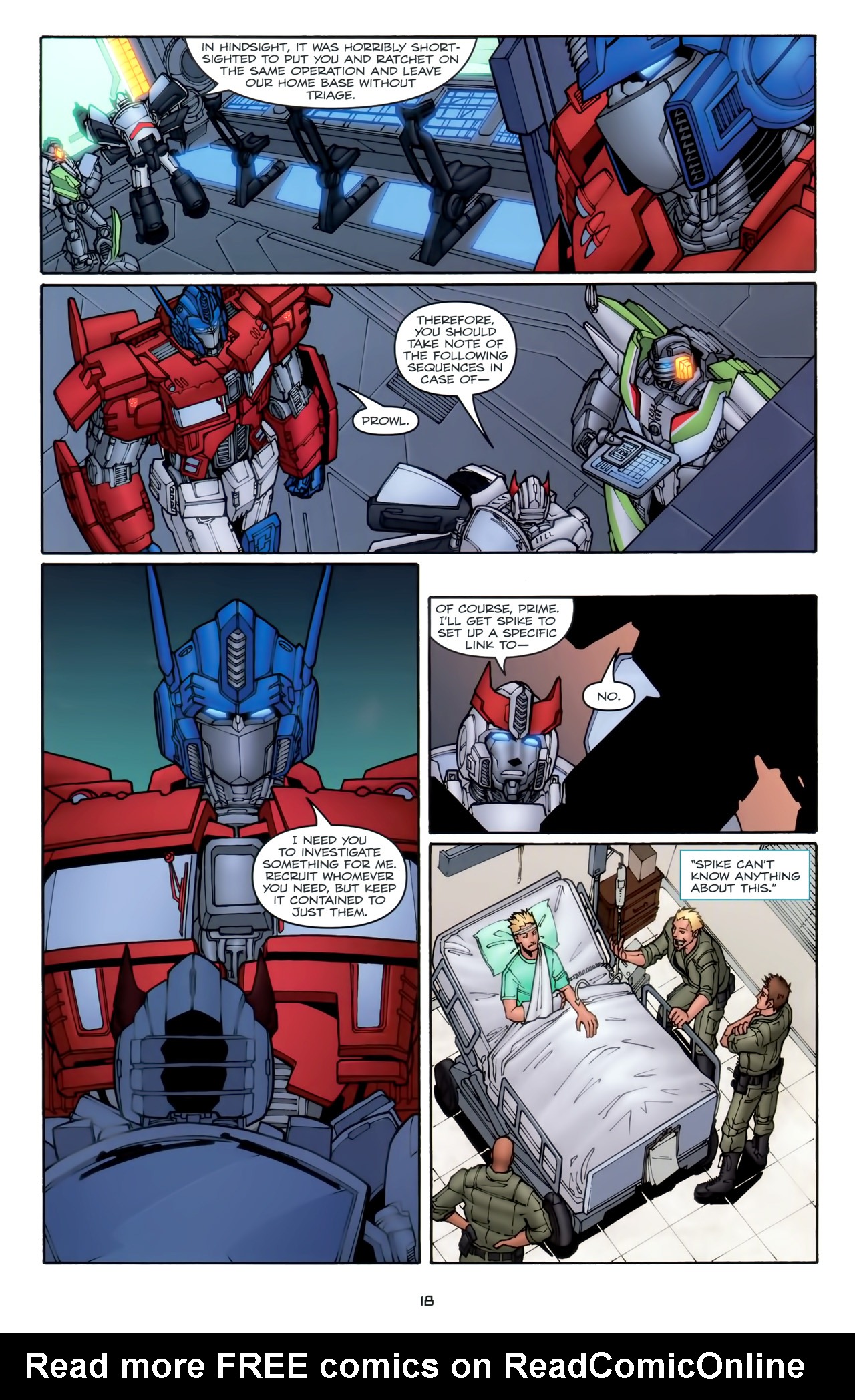 Read online The Transformers (2009) comic -  Issue #18 - 21