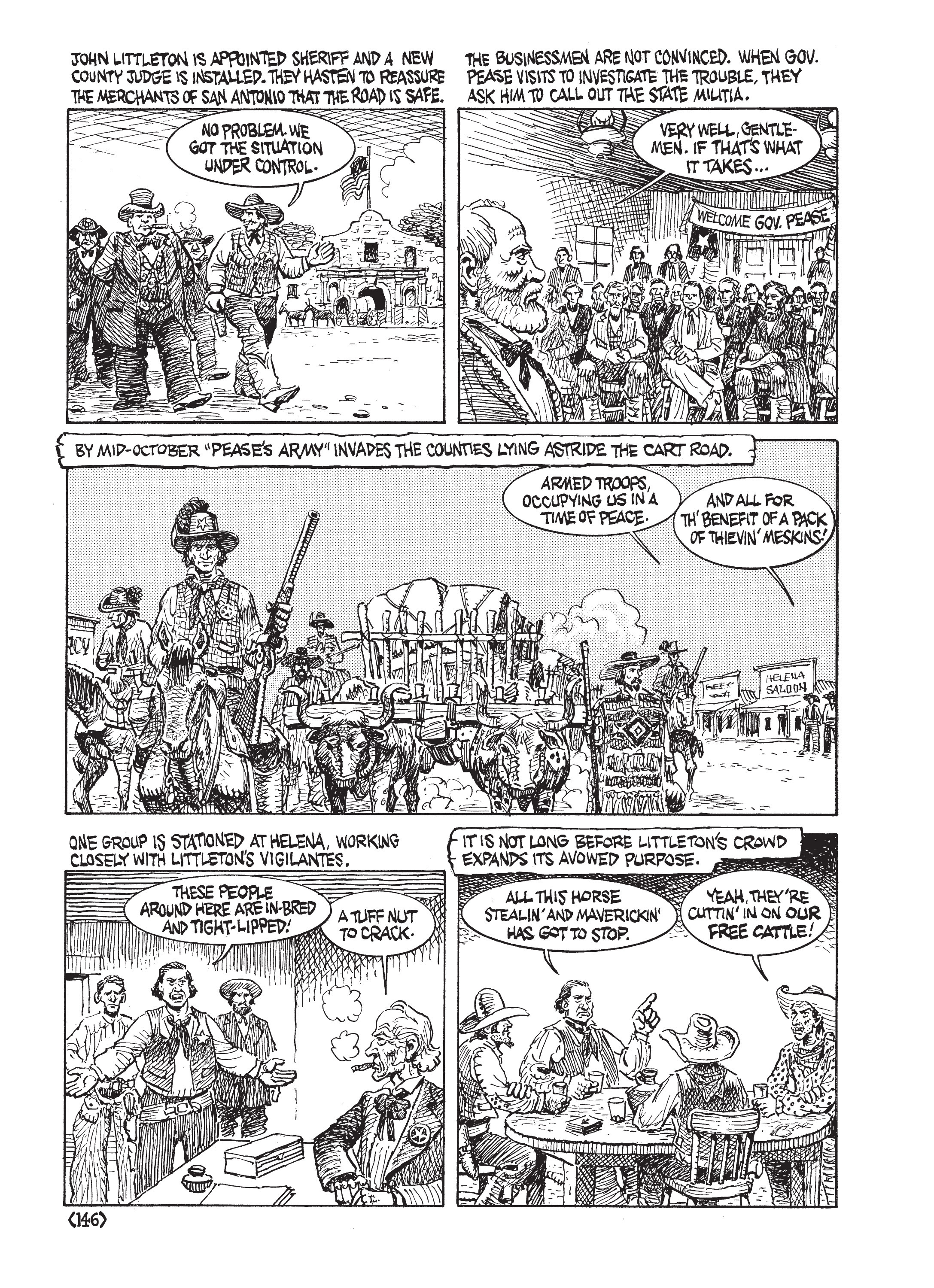 Read online Jack Jackson's American History: Los Tejanos and Lost Cause comic -  Issue # TPB (Part 2) - 47