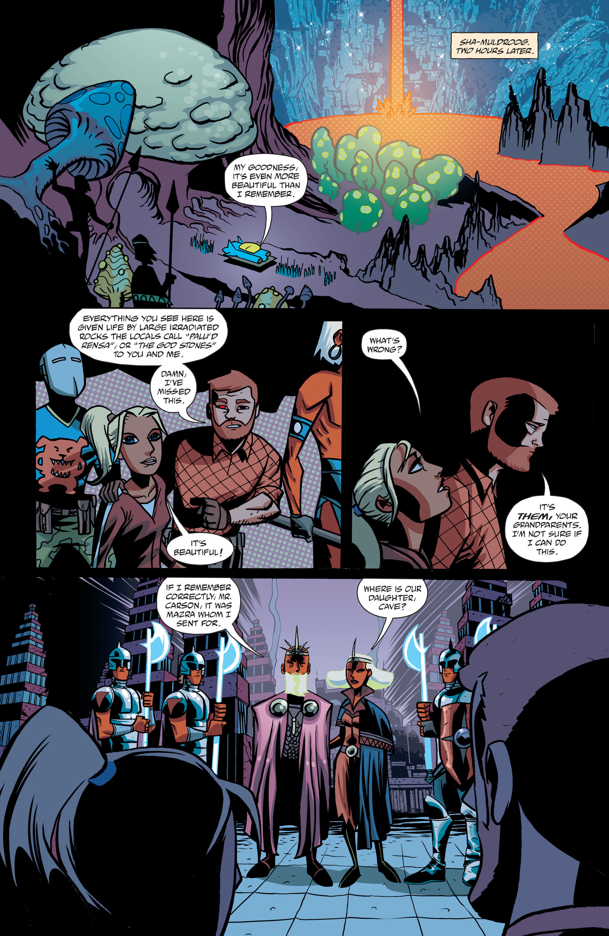 Read online Cave Carson Has a Cybernetic Eye comic -  Issue #4 - 21