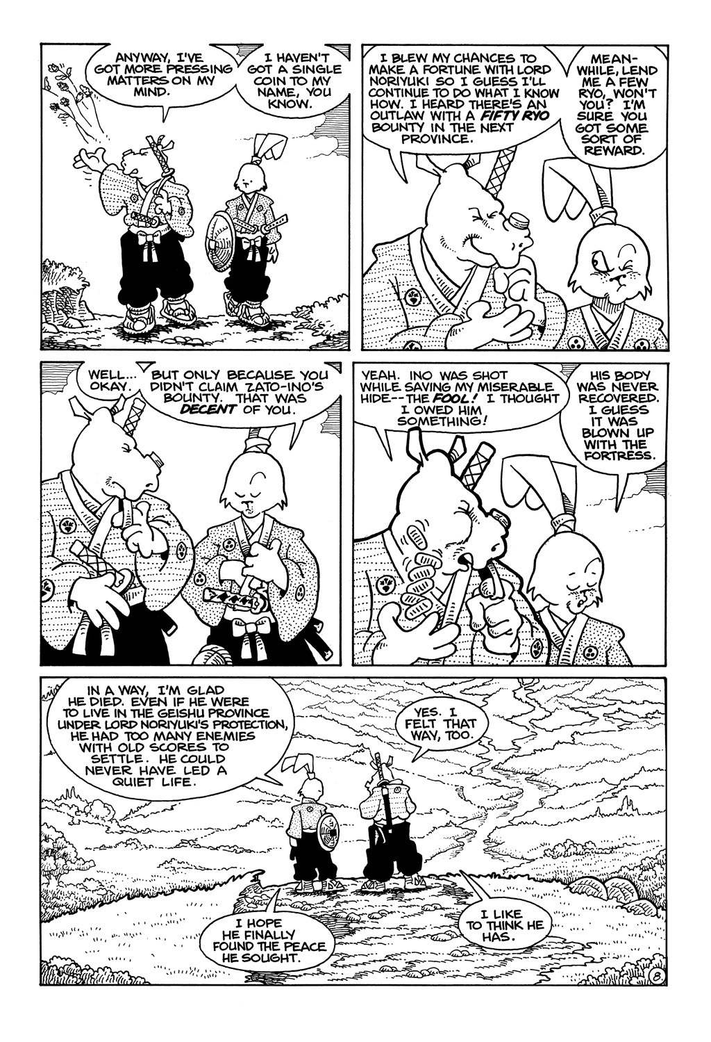 Read online Usagi Yojimbo (1987) comic -  Issue #18 - 10