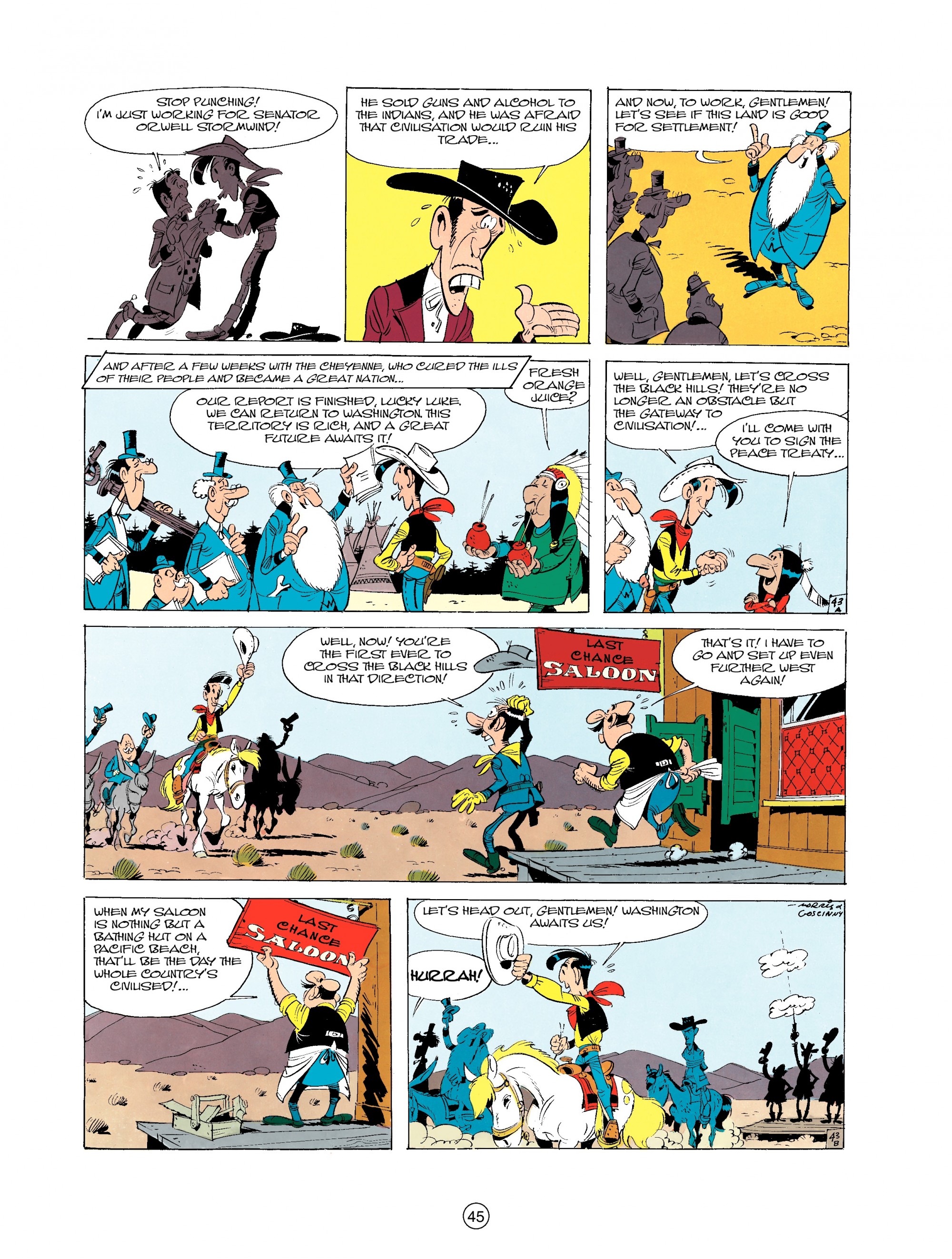 Read online A Lucky Luke Adventure comic -  Issue #16 - 45