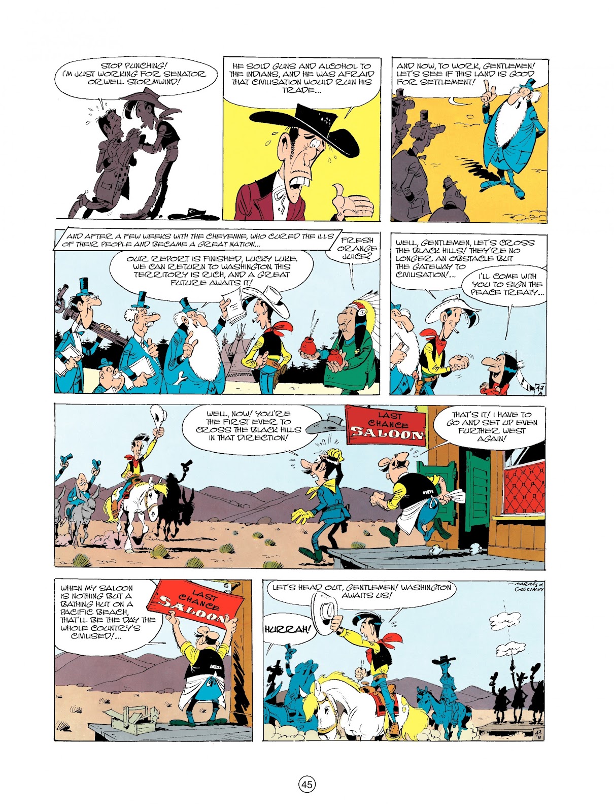 A Lucky Luke Adventure issue 16 - Page 45