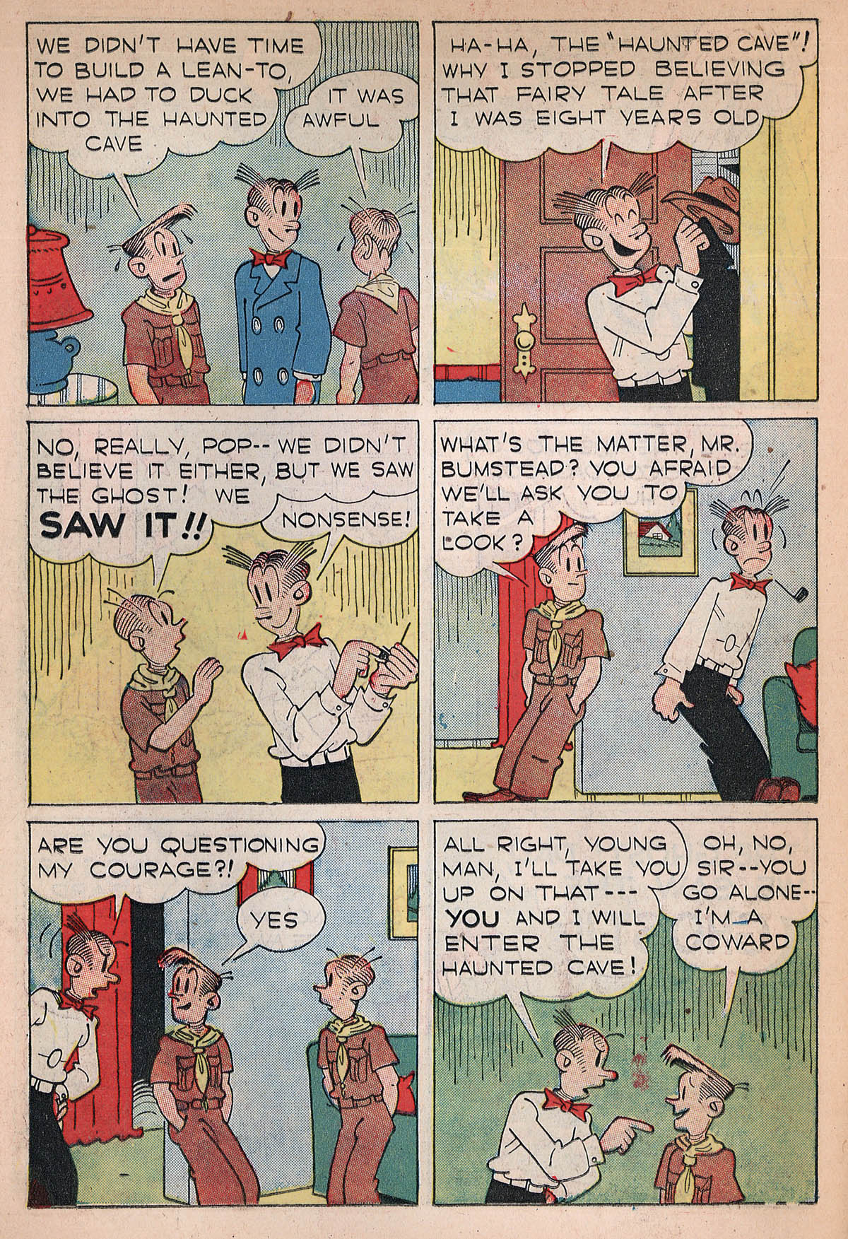 Read online Blondie Comics (1947) comic -  Issue #15 - 18