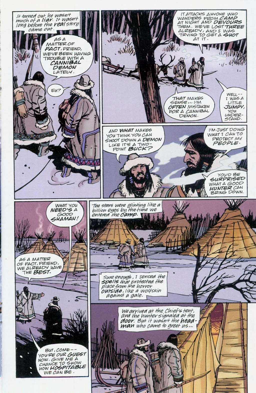 Read online Muktuk Wolfsbreath: Hard-Boiled Shaman comic -  Issue #1 - 9