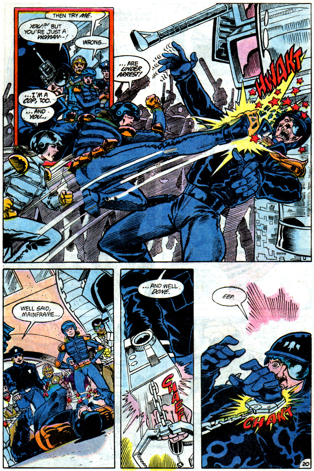 Read online COPS comic -  Issue #8 - 21