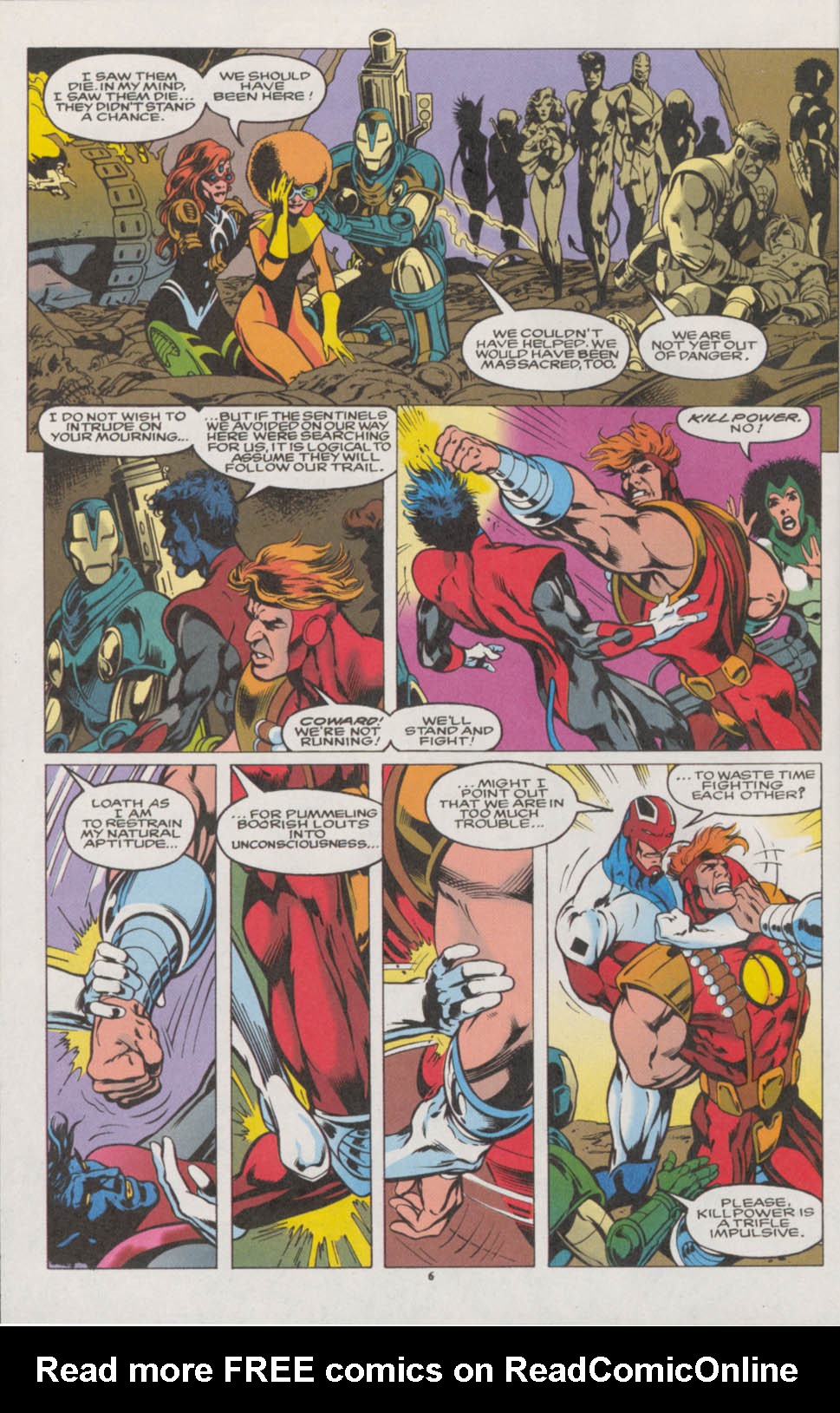 Read online Excalibur (1988) comic -  Issue #67 - 6
