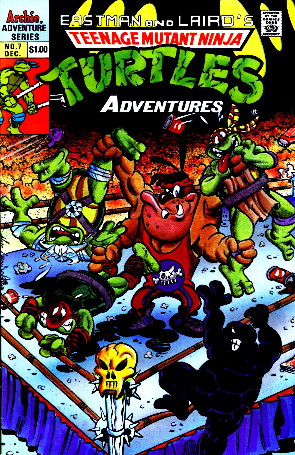 Read online Teenage Mutant Ninja Turtles Adventures (1989) comic -  Issue #7 - 1