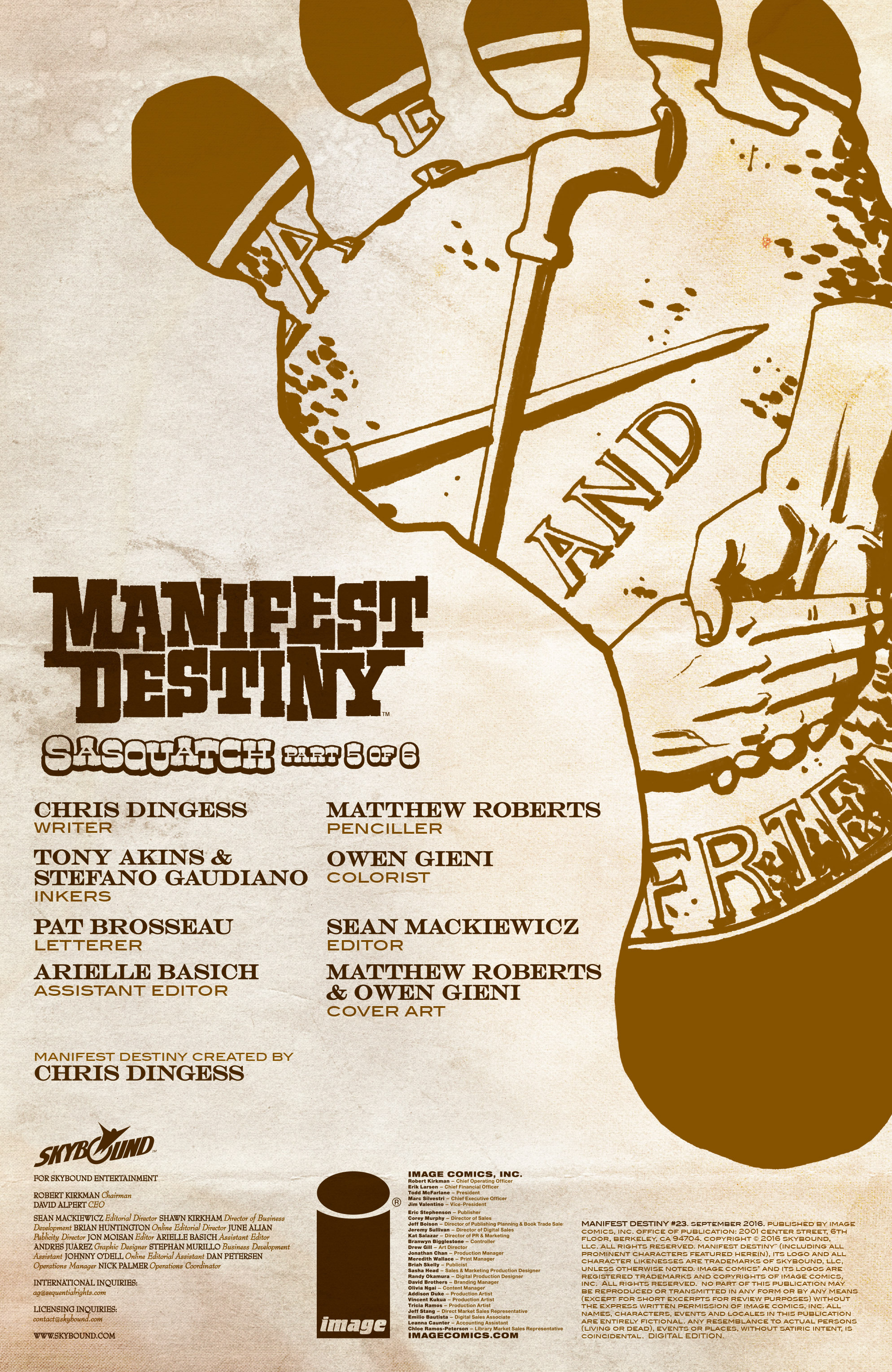 Read online Manifest Destiny comic -  Issue #23 - 2