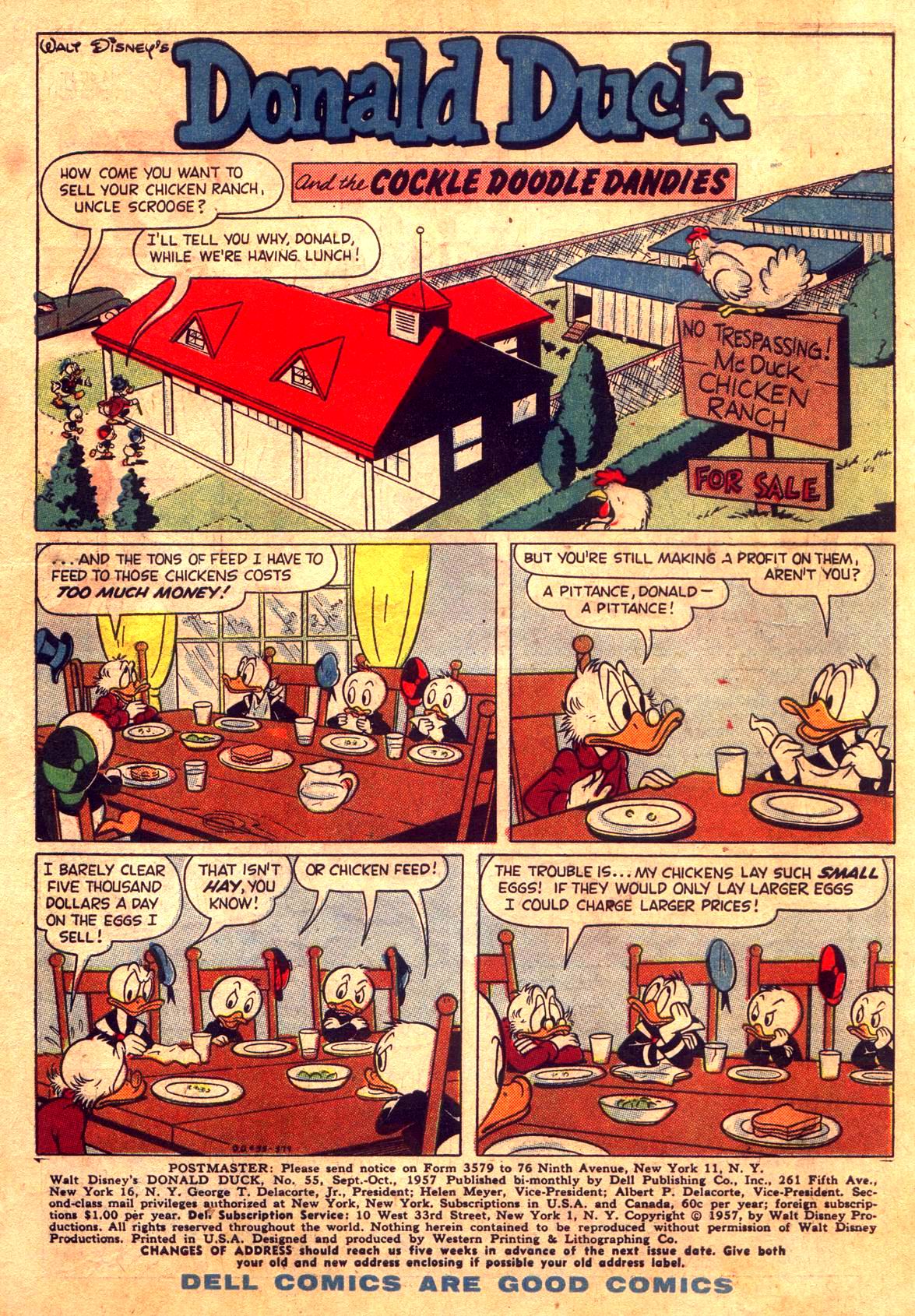 Read online Walt Disney's Donald Duck (1952) comic -  Issue #55 - 3