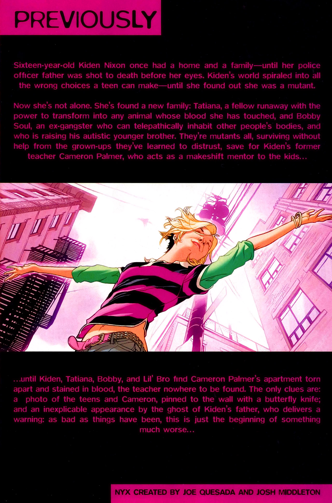 Read online NYX: No Way Home comic -  Issue #2 - 2