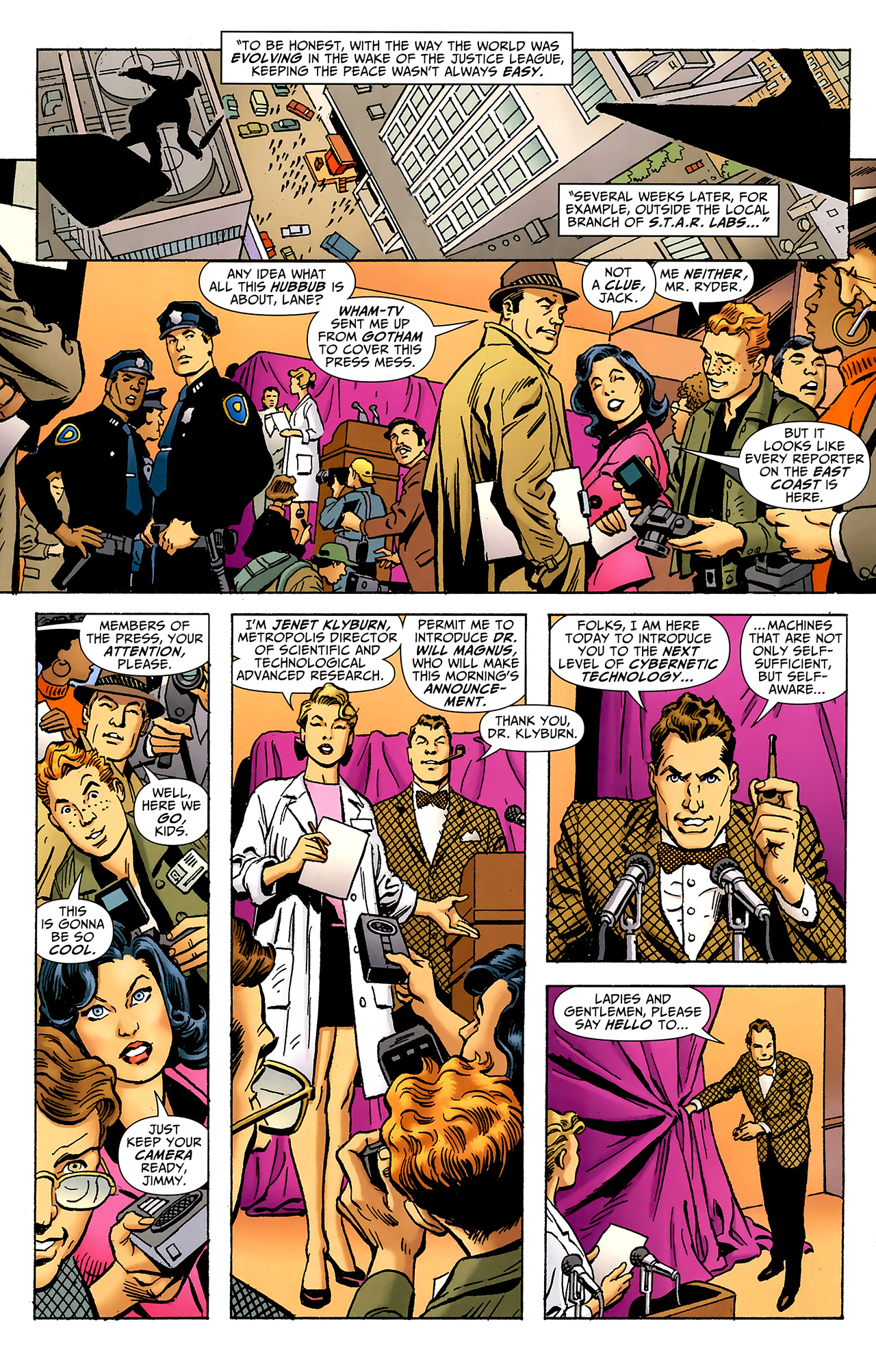Read online DCU: Legacies comic -  Issue #4 - 10