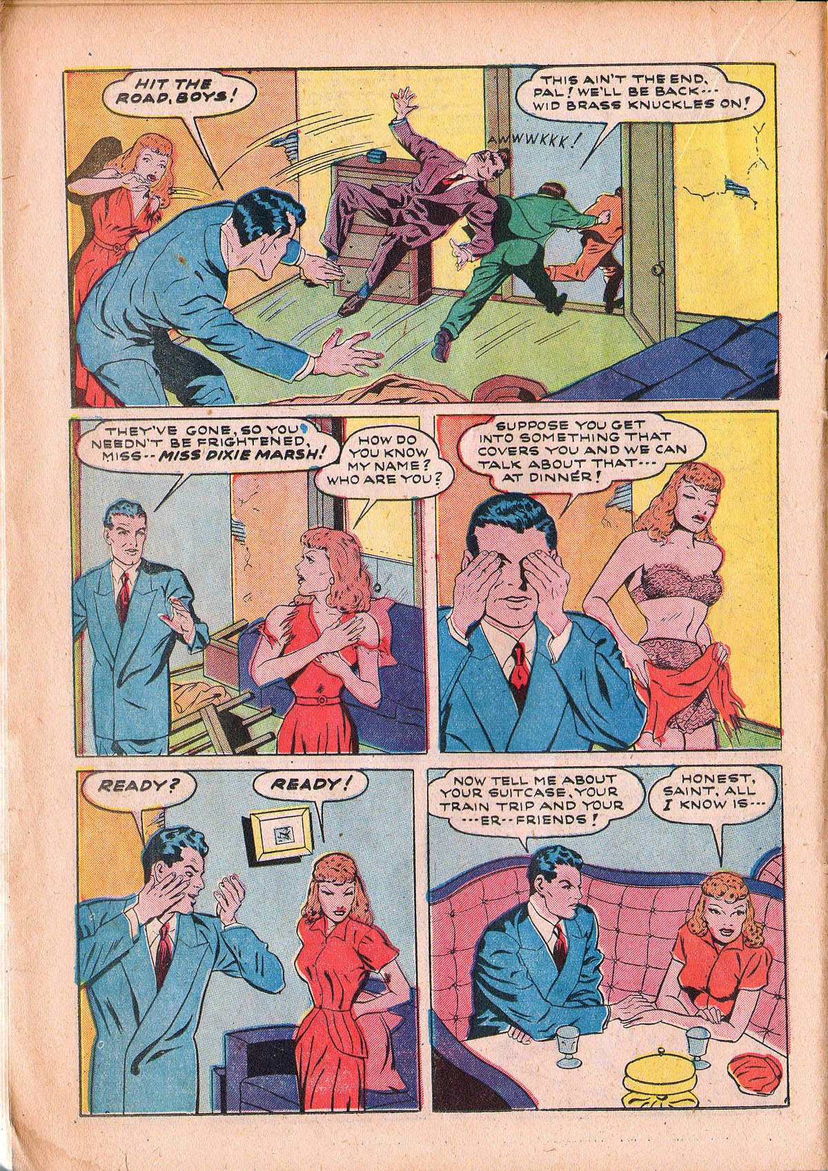 Read online The Saint (1947) comic -  Issue #5 - 22