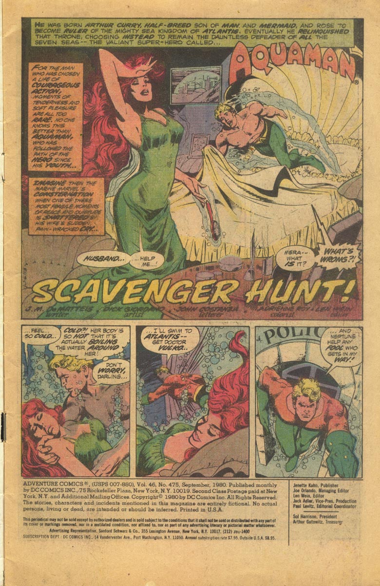 Adventure Comics (1938) 475 Page 3