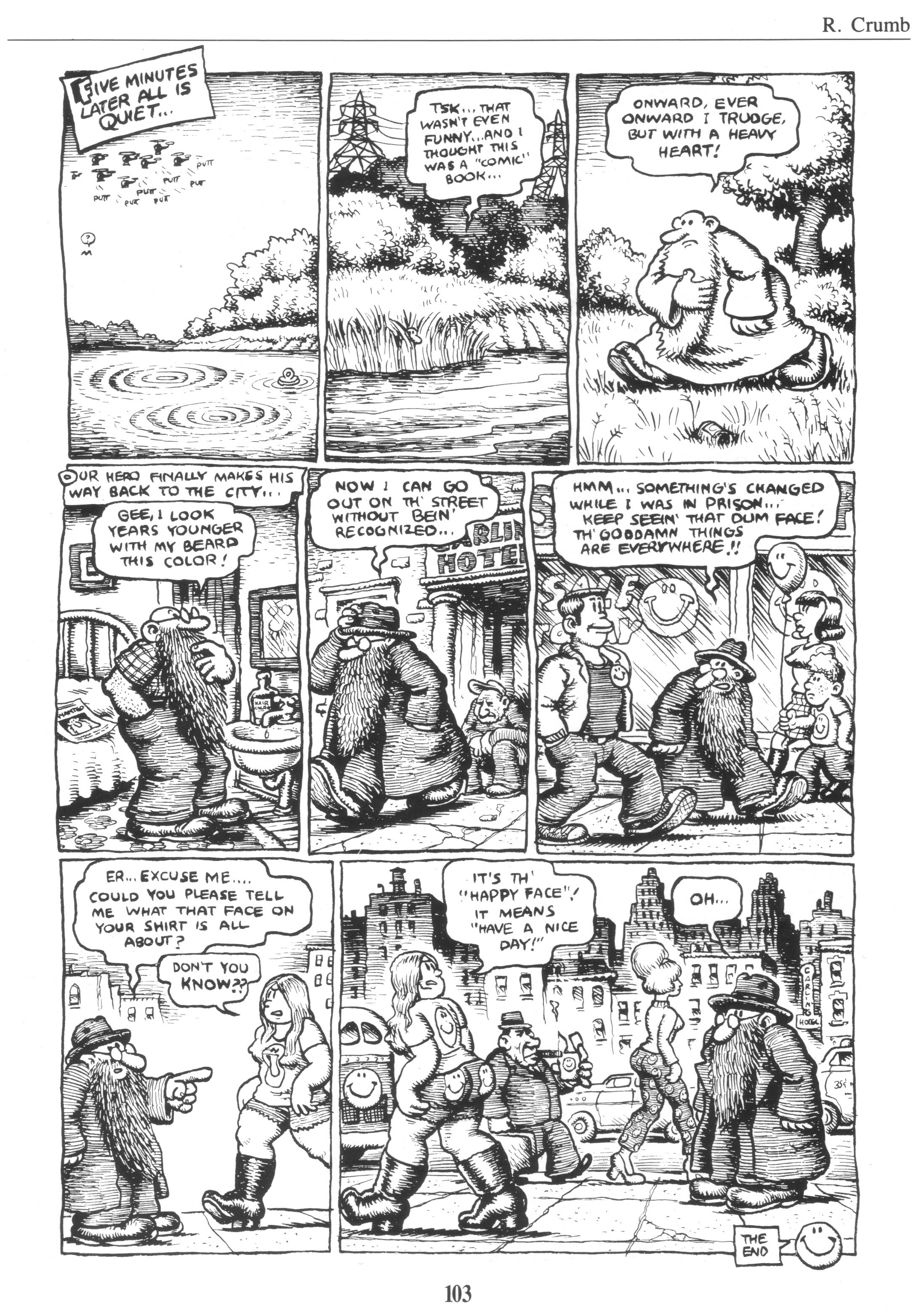Read online The Complete Crumb Comics comic -  Issue # TPB 8 - 111