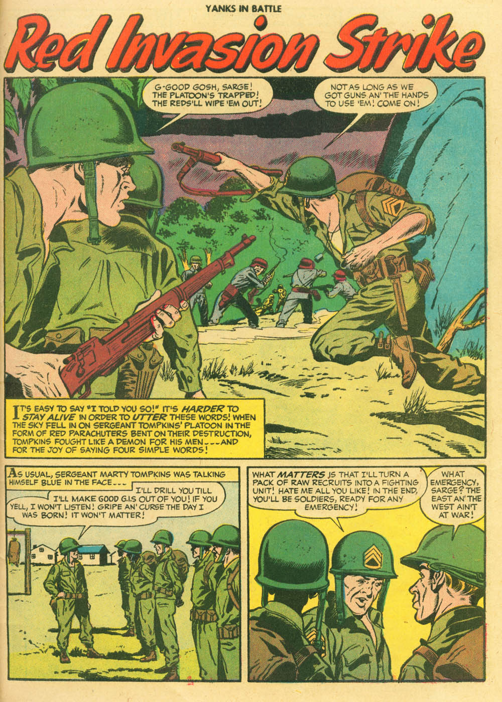 Read online Yanks In Battle comic -  Issue #3 - 27