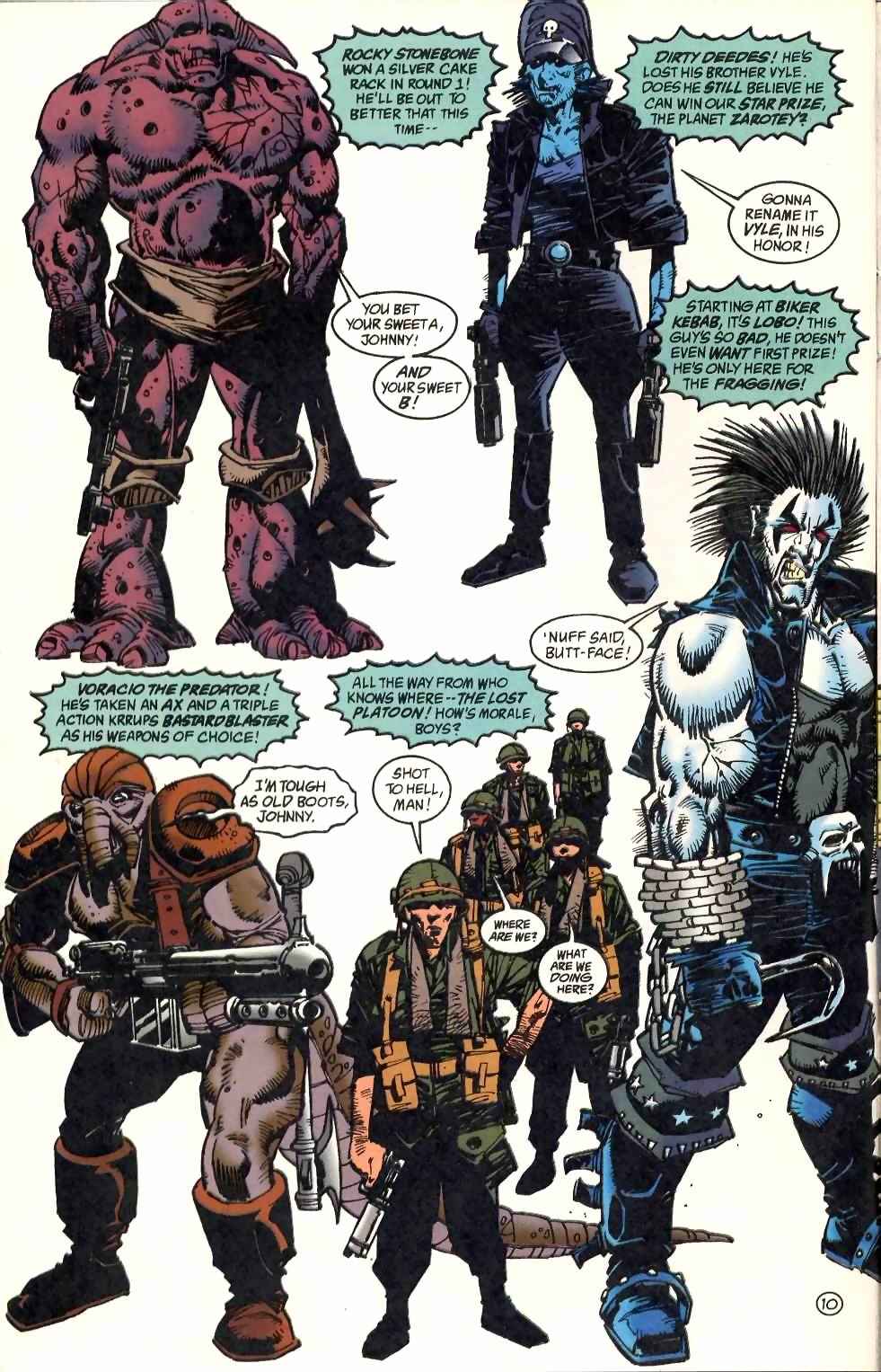Read online Lobo: Unamerican Gladiators comic -  Issue #3 - 11