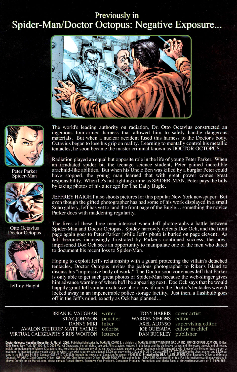 Read online Doctor Octopus: Negative Exposure comic -  Issue #4 - 2