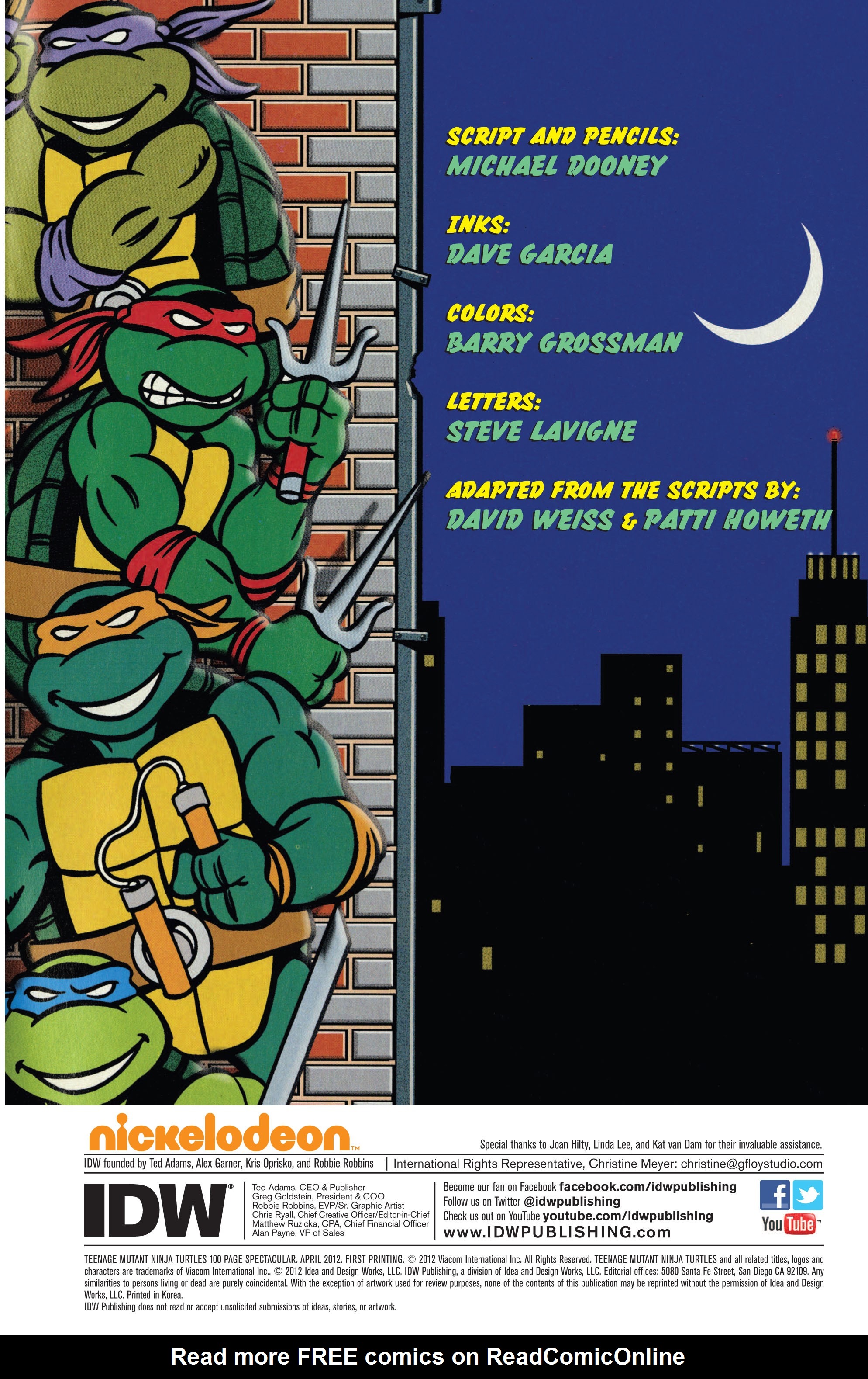 Read online Teenage Mutant Ninja Turtles 100-Page Spectacular comic -  Issue # TPB - 3