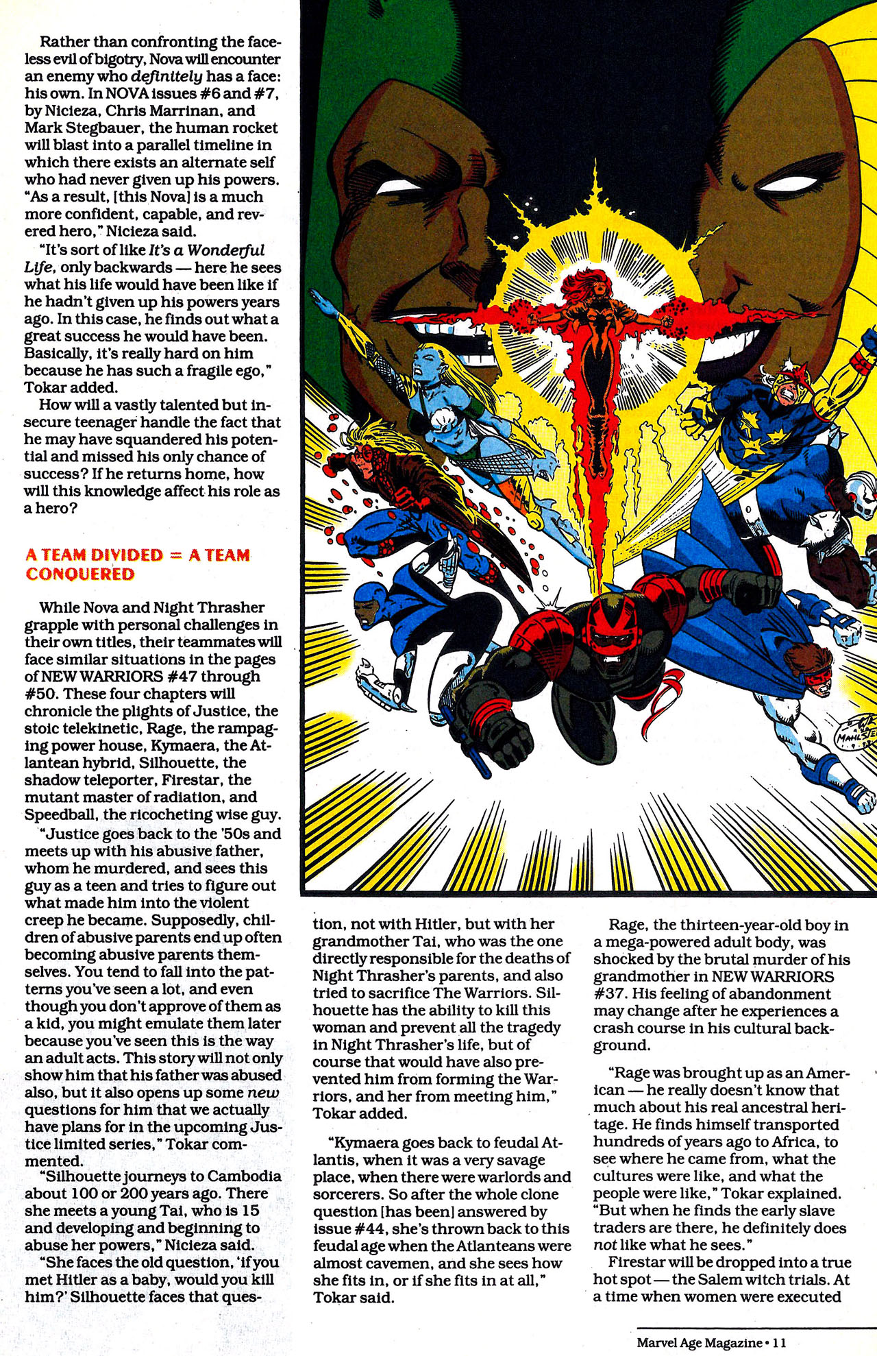 Read online Marvel Age comic -  Issue #136 - 12