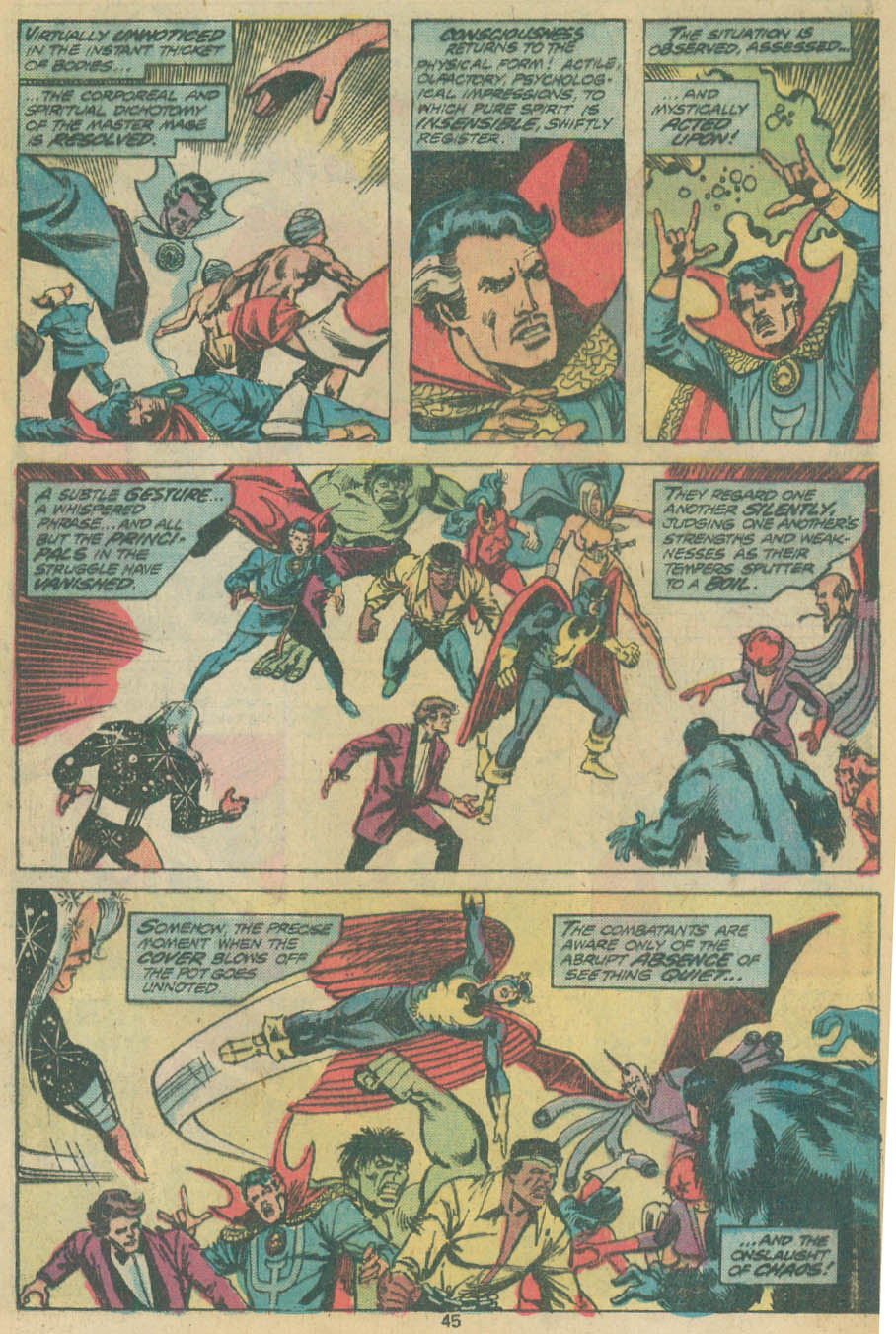 Read online The Defenders (1972) comic -  Issue # _Annual 1 - 34
