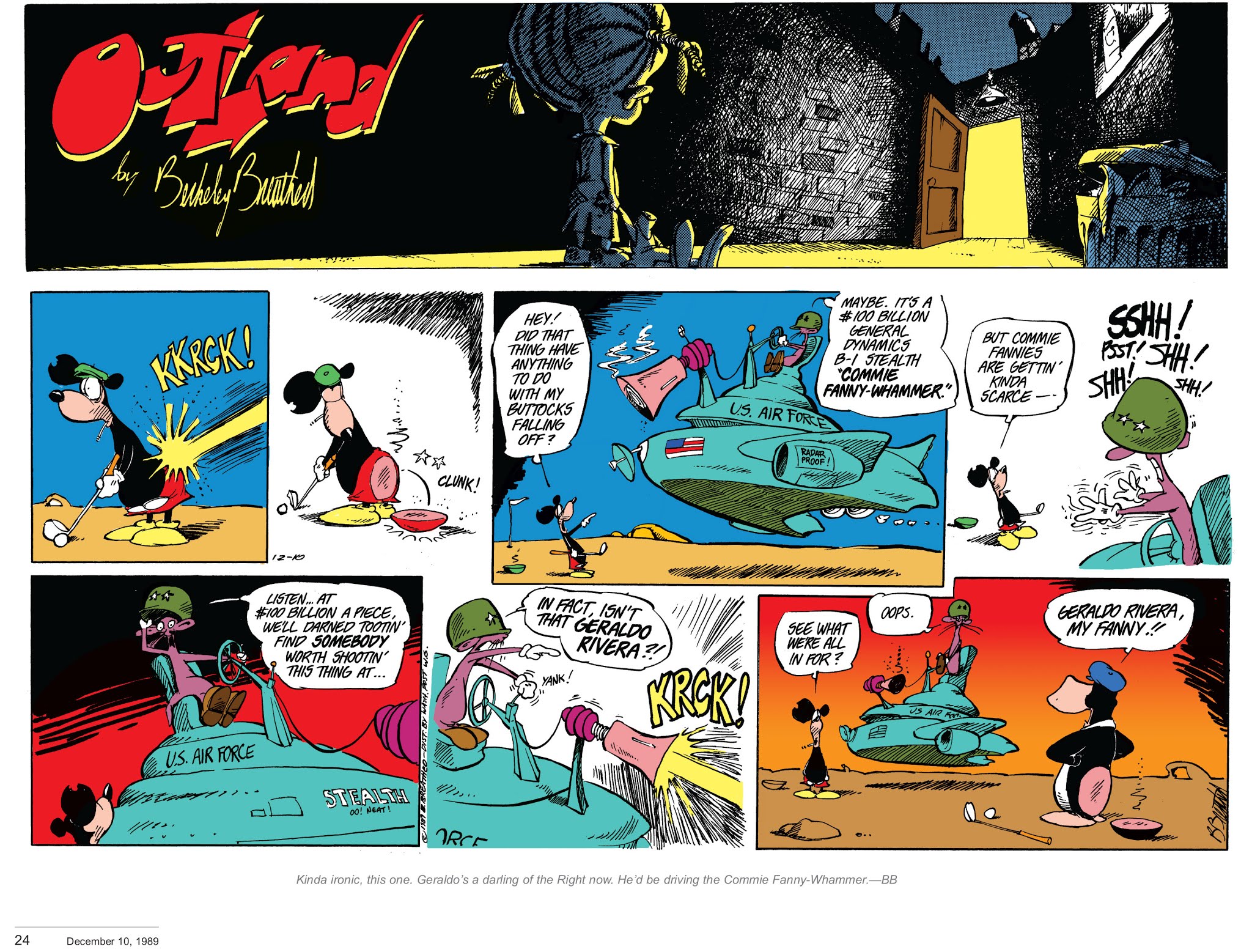 Read online Berkeley Breathed’s Outland comic -  Issue # TPB (Part 1) - 25