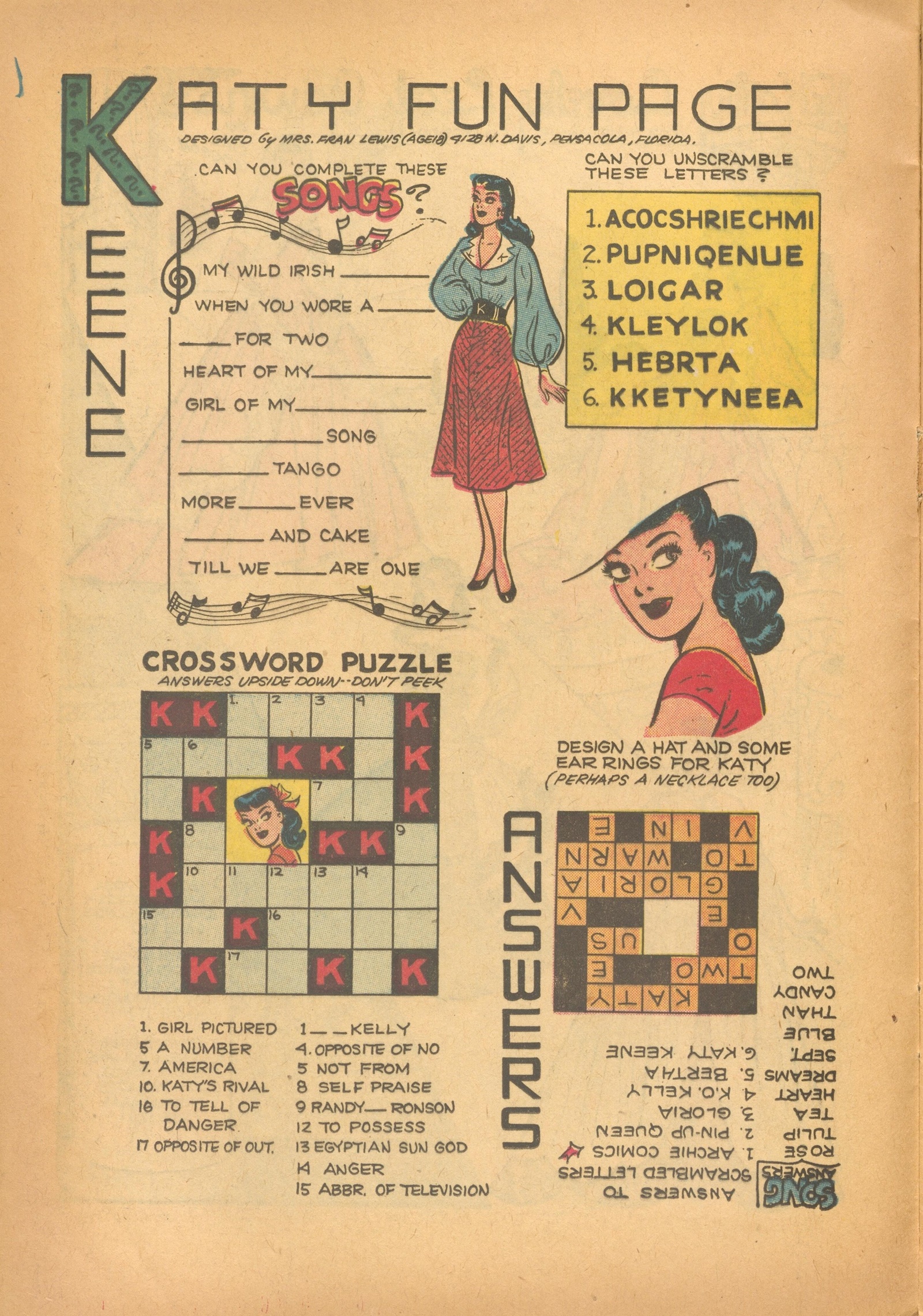 Read online Katy Keene Fashion Book comic -  Issue #13 - 14