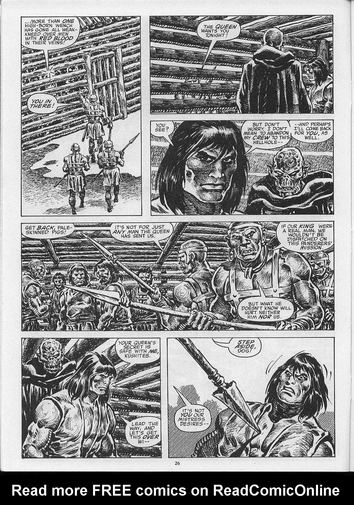 Read online The Savage Sword Of Conan comic -  Issue #202 - 28