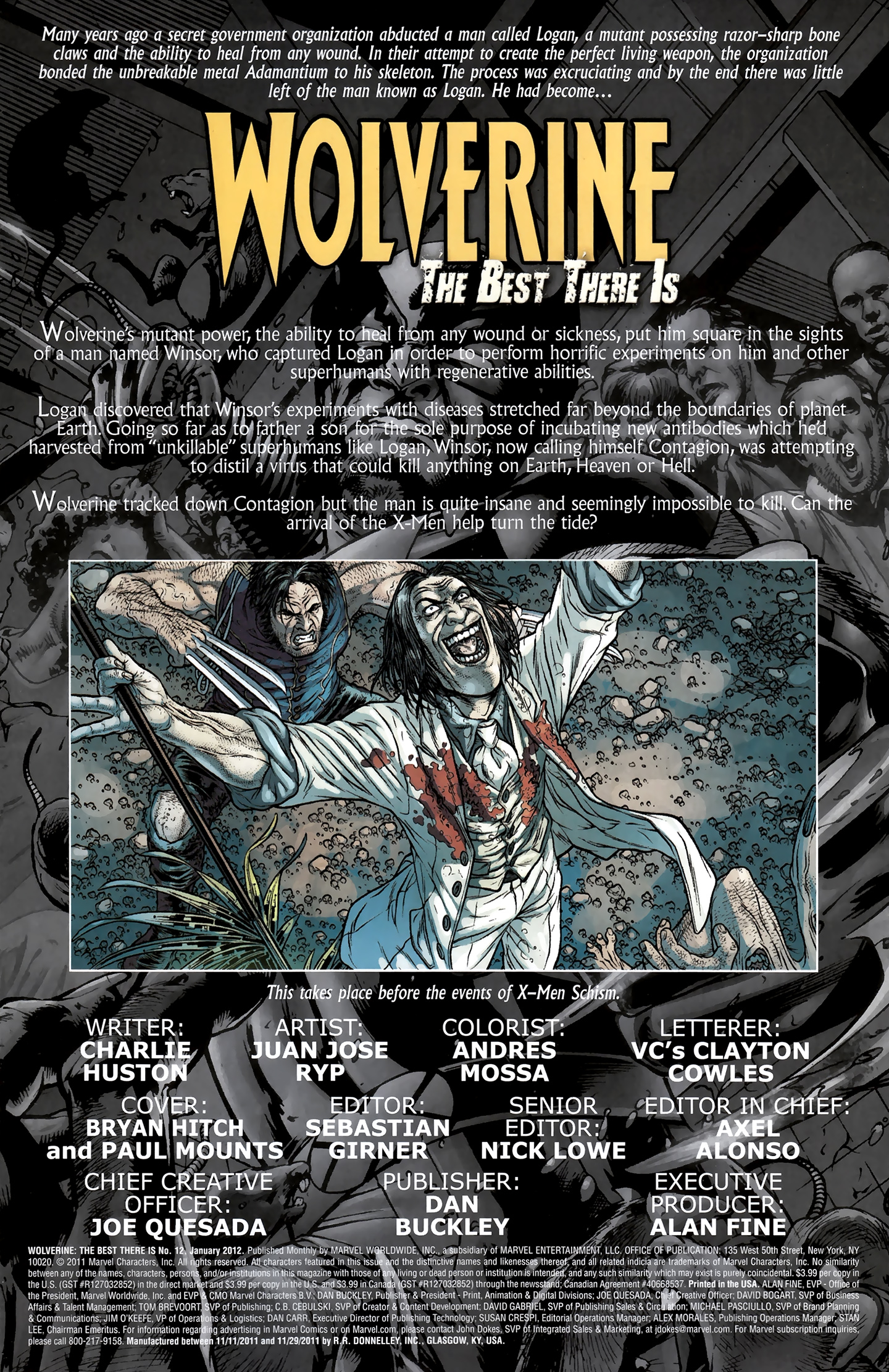 Read online Wolverine: The Best There Is comic -  Issue #12 - 2