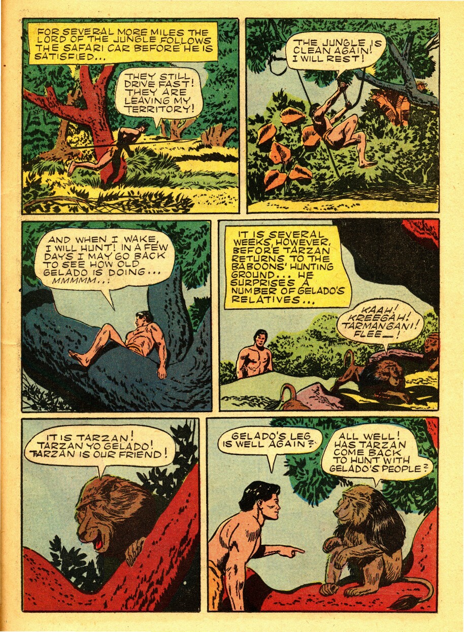 Read online Tarzan (1948) comic -  Issue #37 - 31