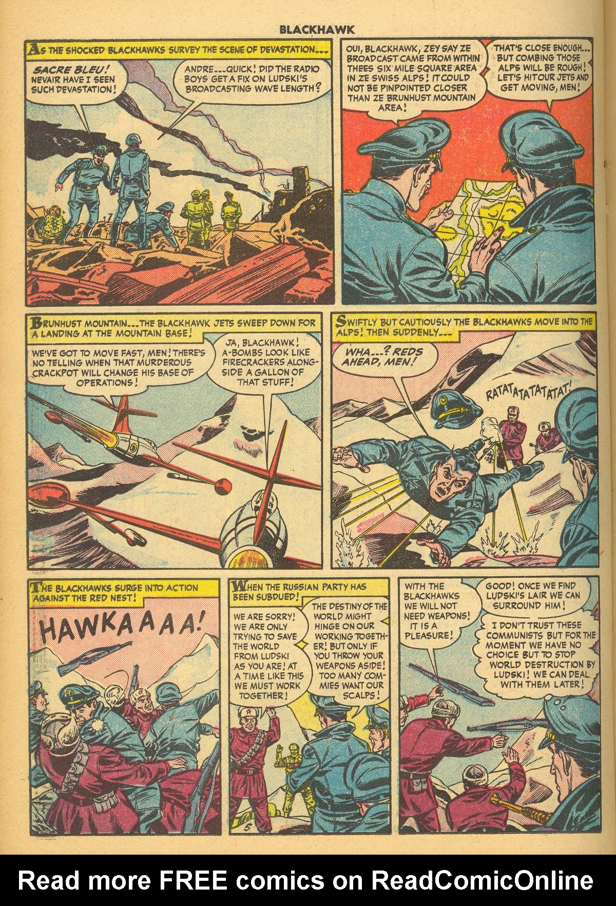 Read online Blackhawk (1957) comic -  Issue #92 - 22