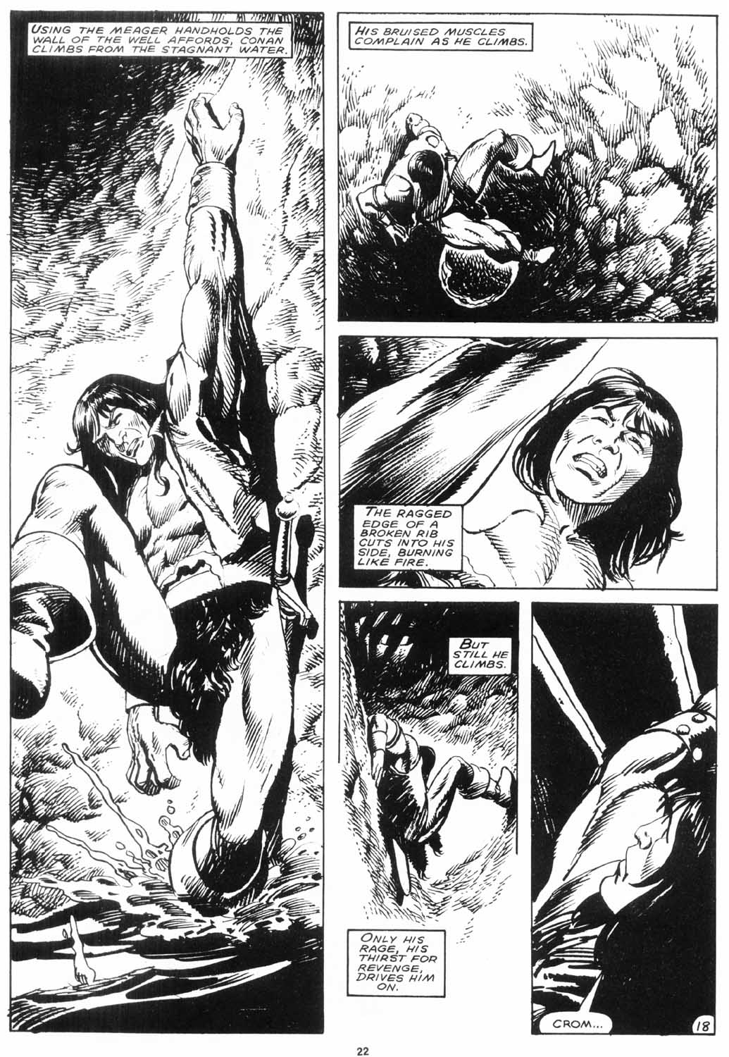 Read online The Savage Sword Of Conan comic -  Issue #156 - 23