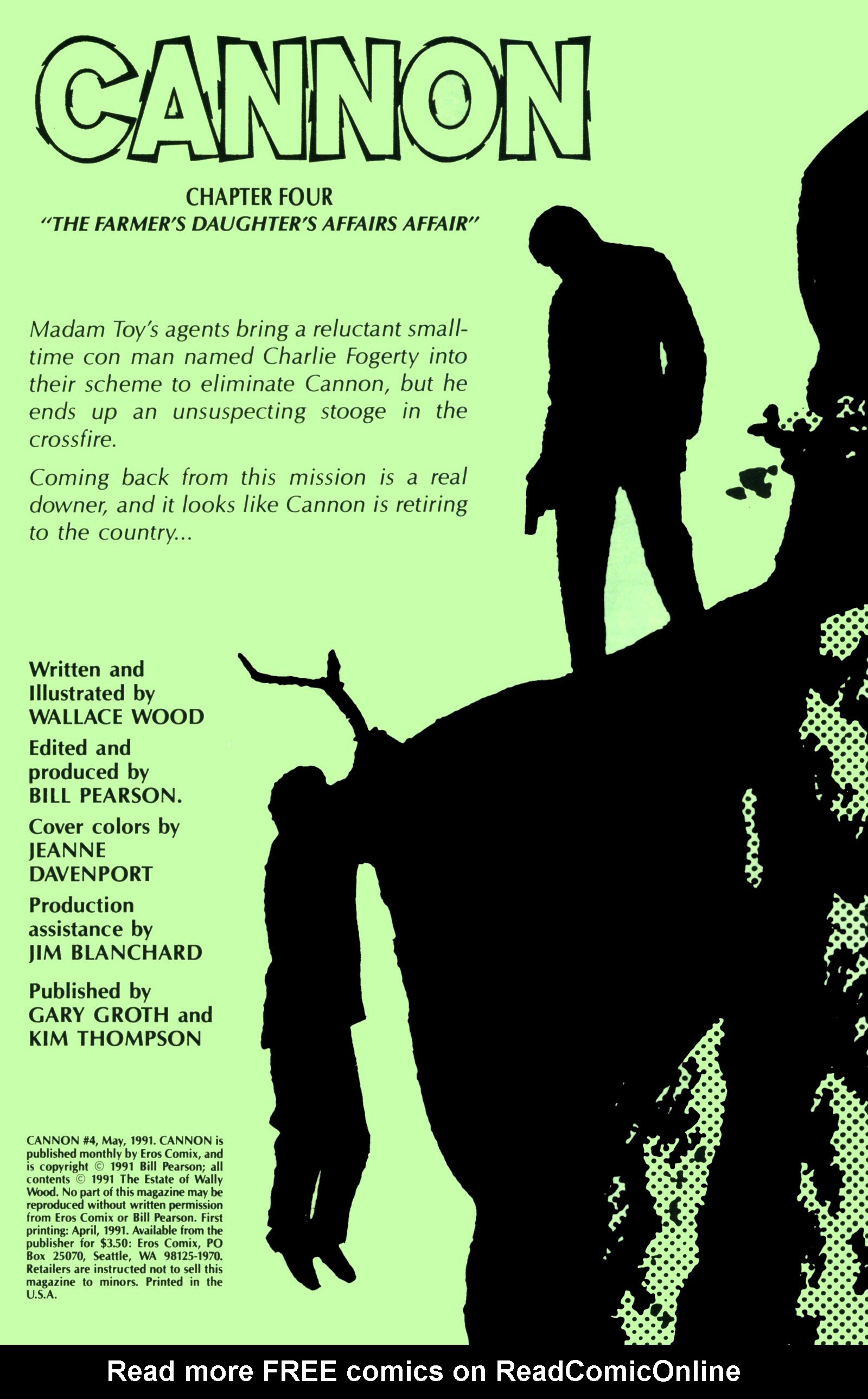 Read online Wallace Wood's Cannon comic -  Issue #4 - 3