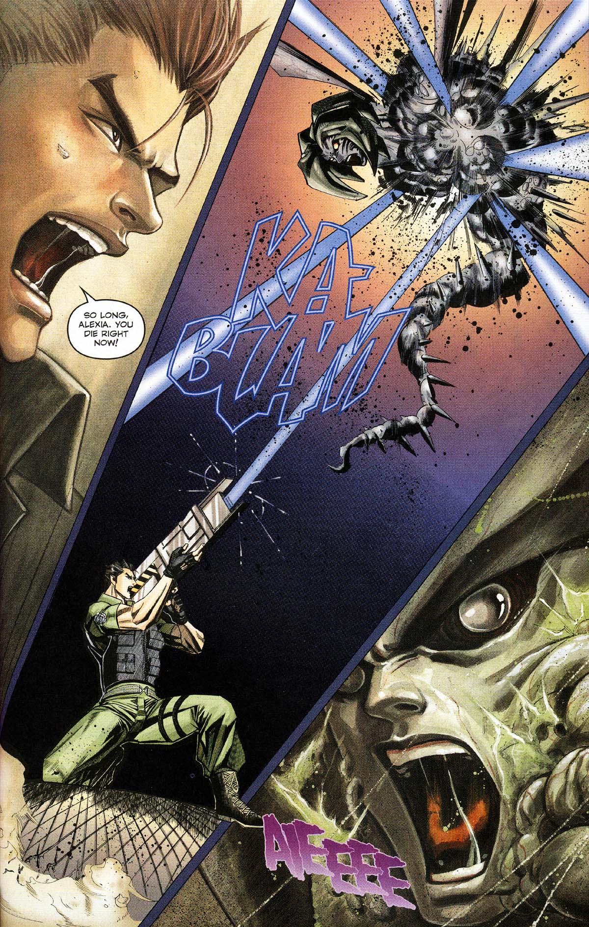 Read online Resident Evil Code: Veronica comic -  Issue #4 - 129