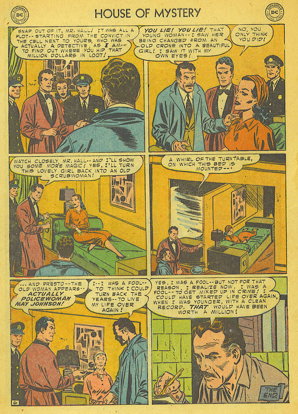 Read online House of Mystery (1951) comic -  Issue #36 - 32