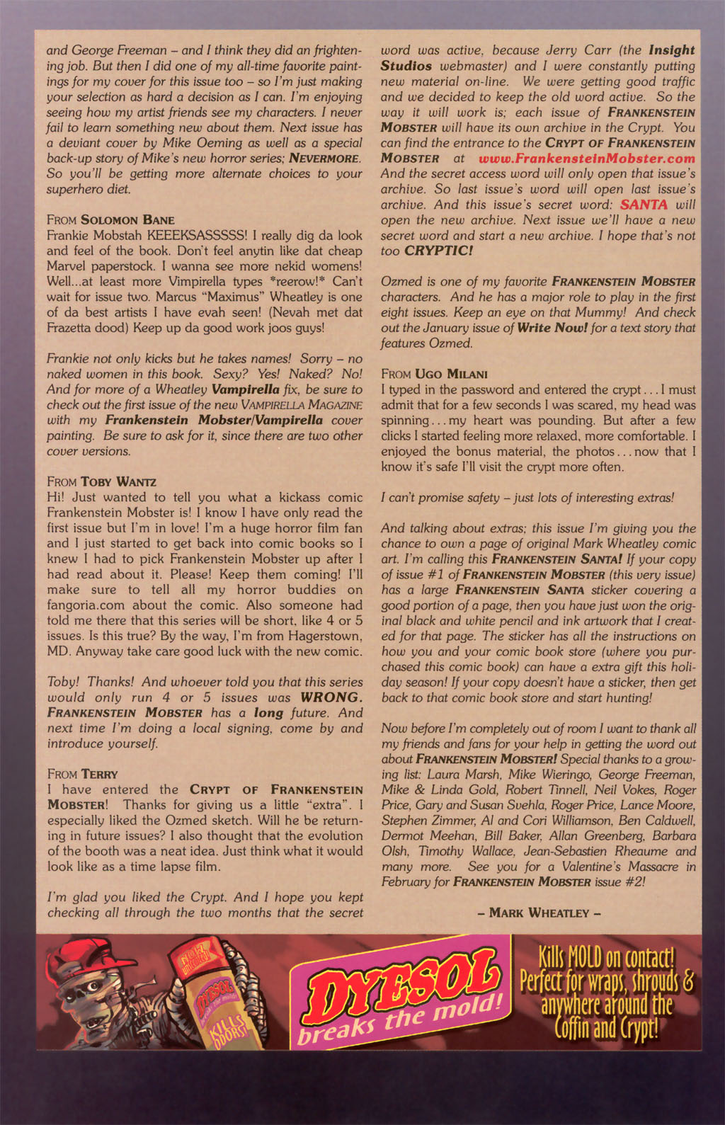Read online Frankenstein Mobster comic -  Issue #1 - 31
