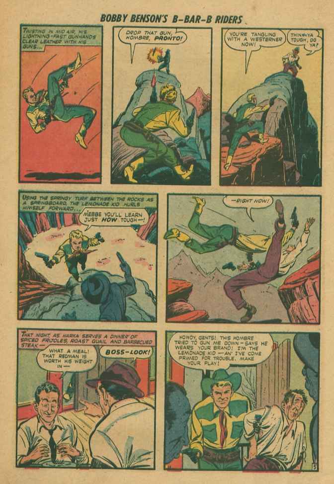 Read online Bobby Benson's B-Bar-B Riders comic -  Issue #1 - 22