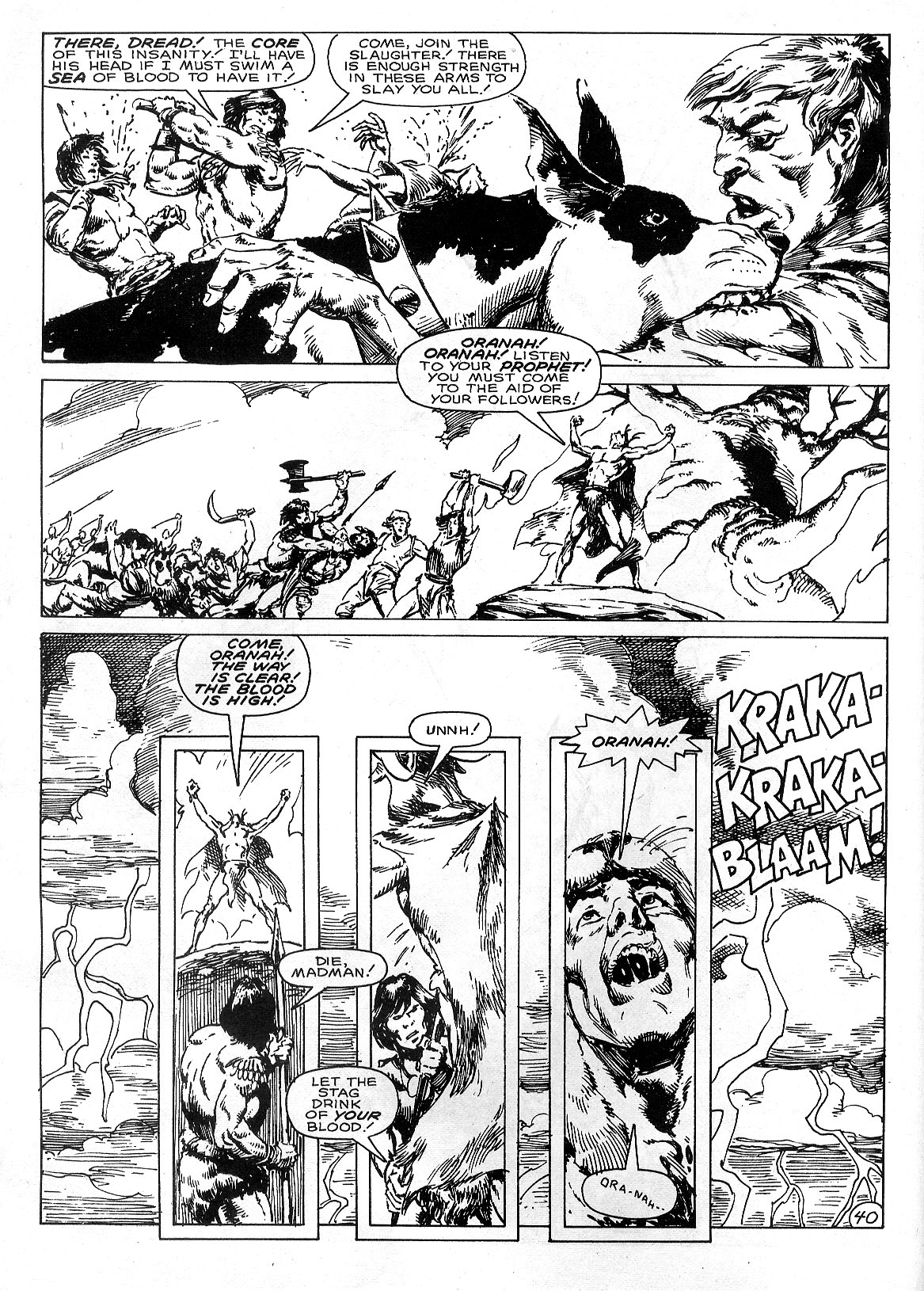 Read online The Savage Sword Of Conan comic -  Issue #145 - 45