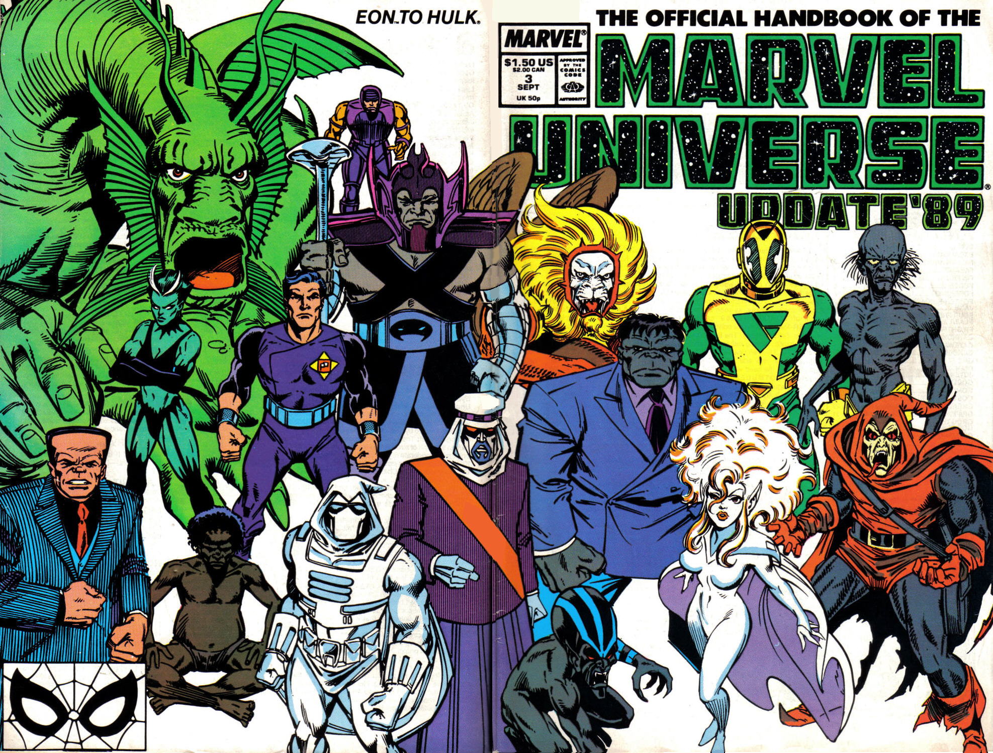 Read online The Official Handbook of the Marvel Universe: Update '89 comic -  Issue #3 - 53