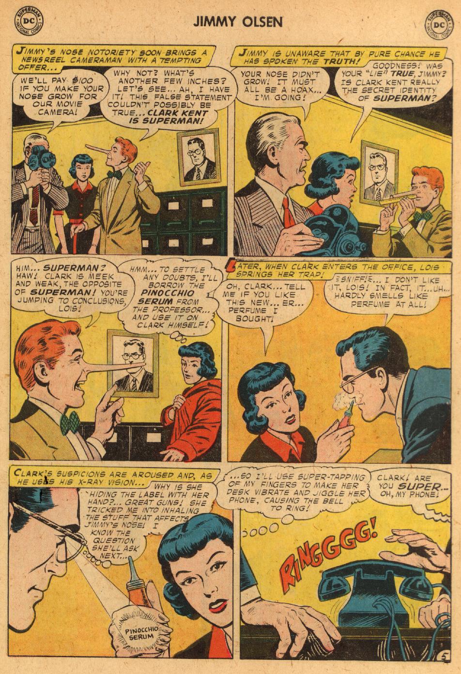 Read online Superman's Pal Jimmy Olsen comic -  Issue #32 - 7