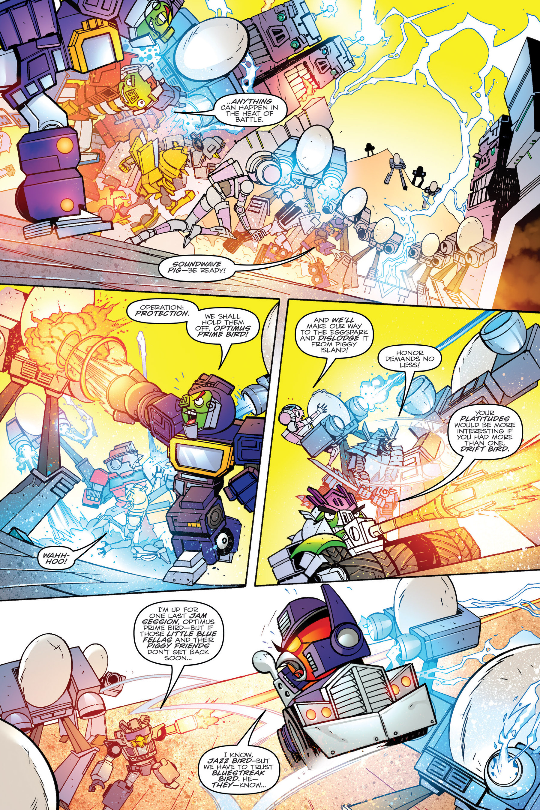 Read online Angry Birds Transformers: Age of Eggstinction comic -  Issue # Full - 75