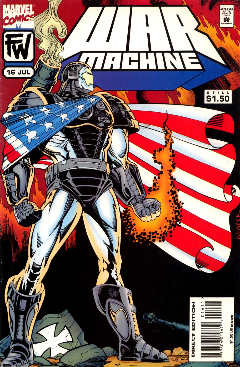 Read online War Machine (1994) comic -  Issue #16 - 1