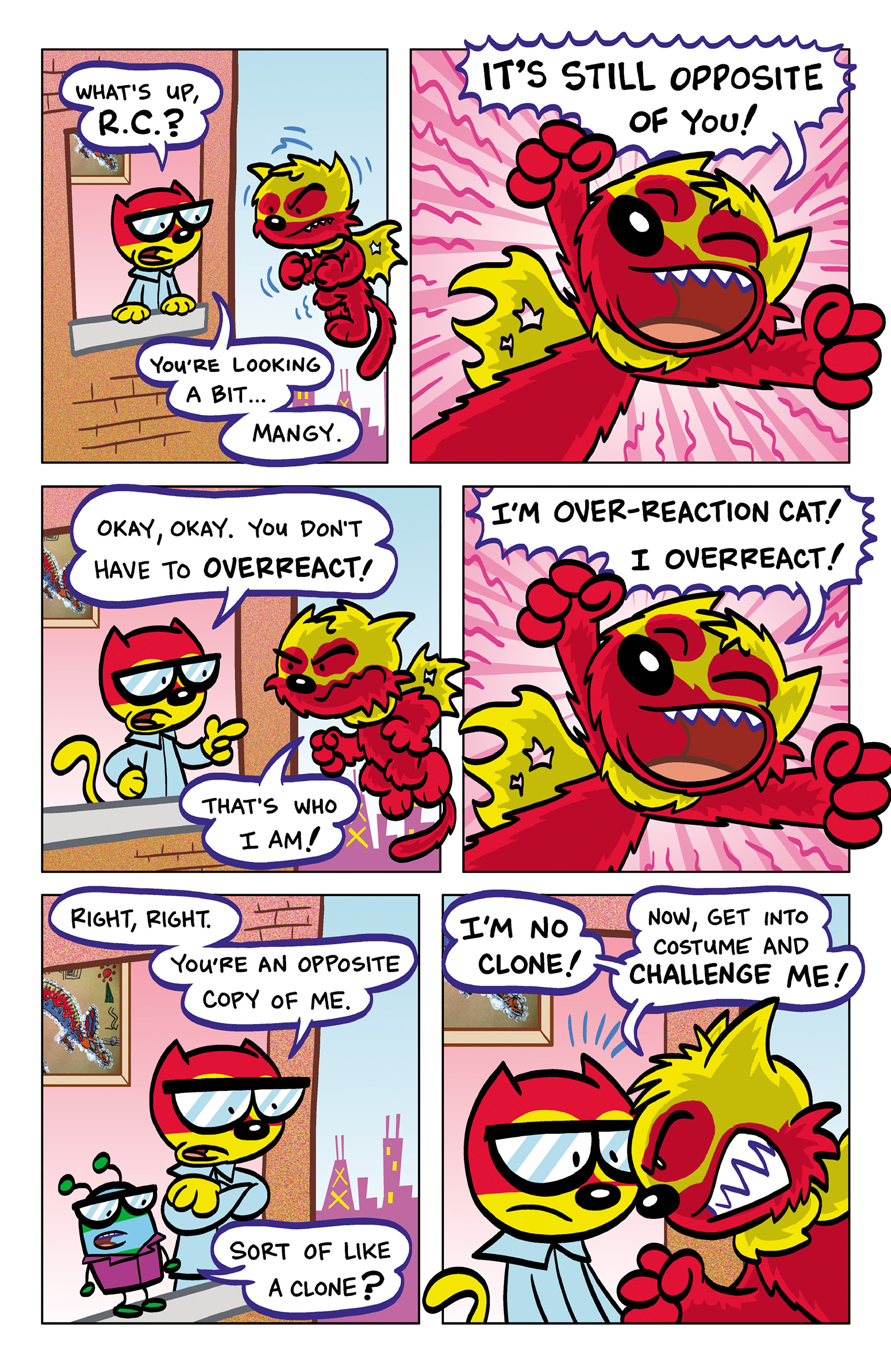Read online Aw Yeah Comics: Action Cat & Adventure Bug comic -  Issue #2 - 12