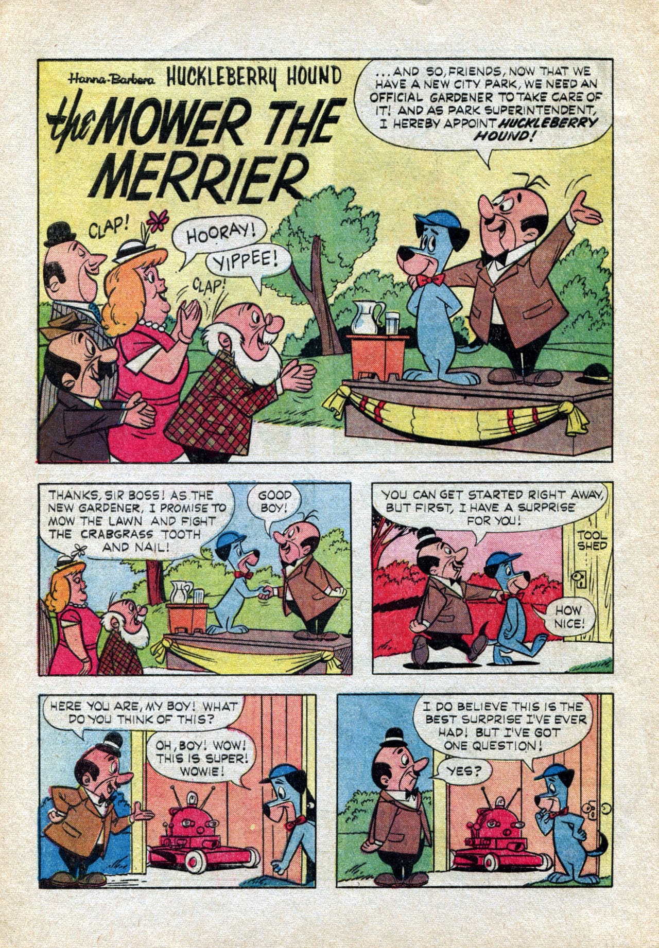 Read online Huckleberry Hound (1960) comic -  Issue #25 - 28