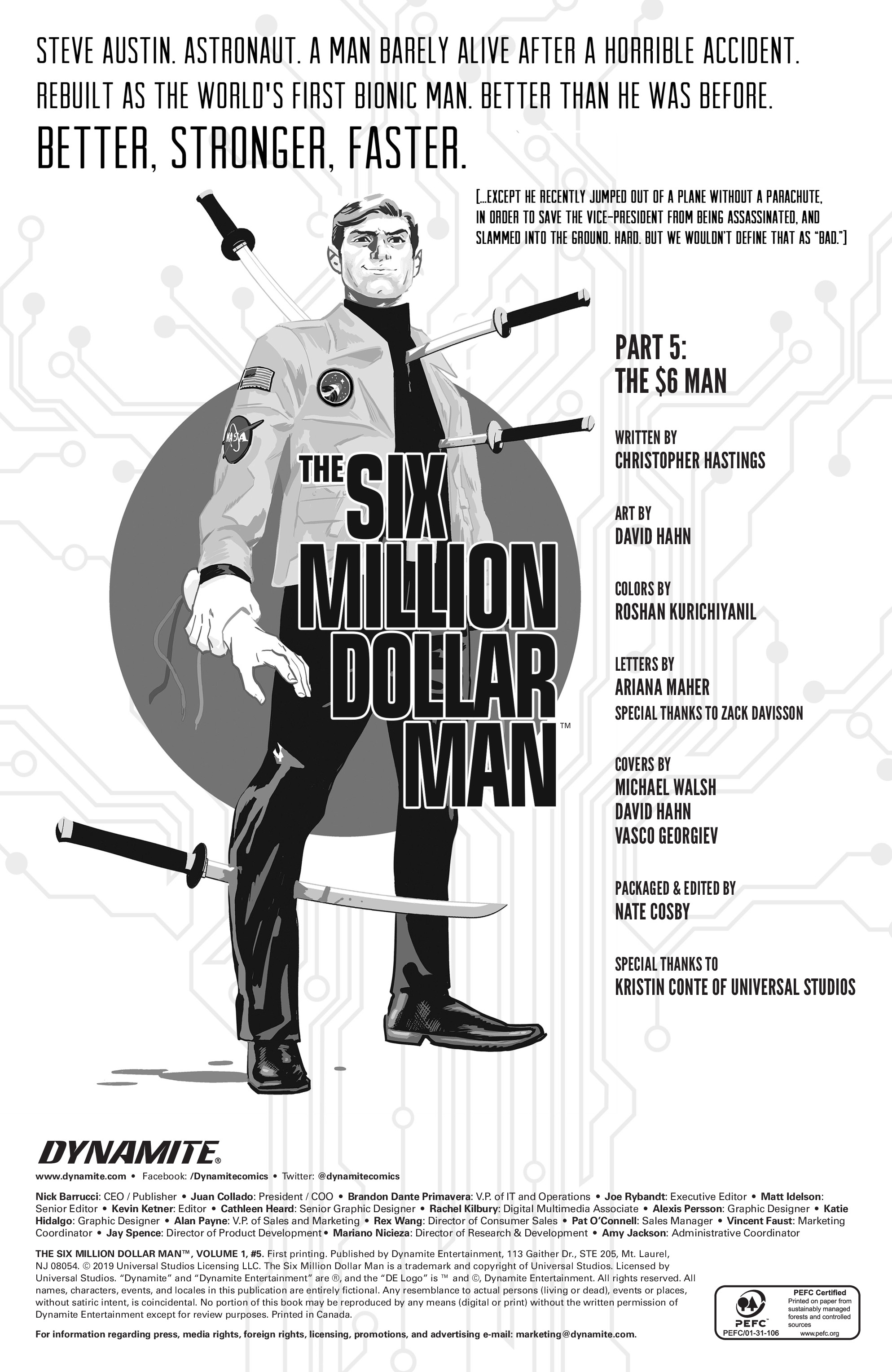 Read online The Six Million Dollar Man comic -  Issue #5 - 4
