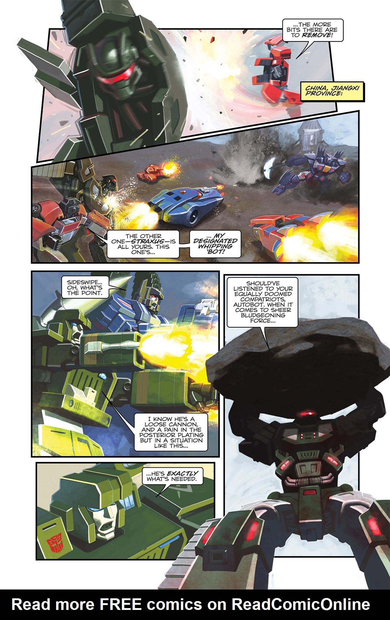 Read online Transformers Spotlight: Sideswipe comic -  Issue # Full - 6