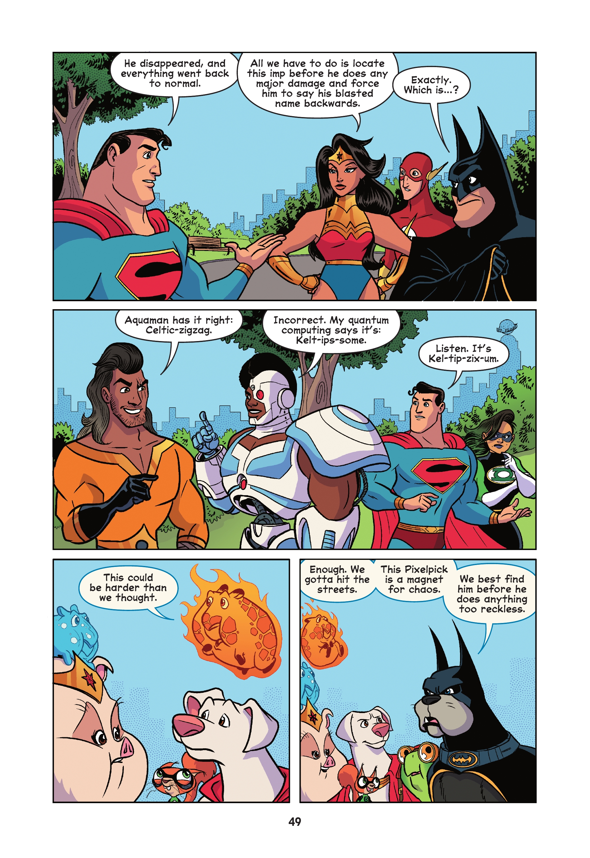 Read online DC League of Super-Pets: The Great Mxy-Up comic -  Issue # TPB (Part 1) - 47