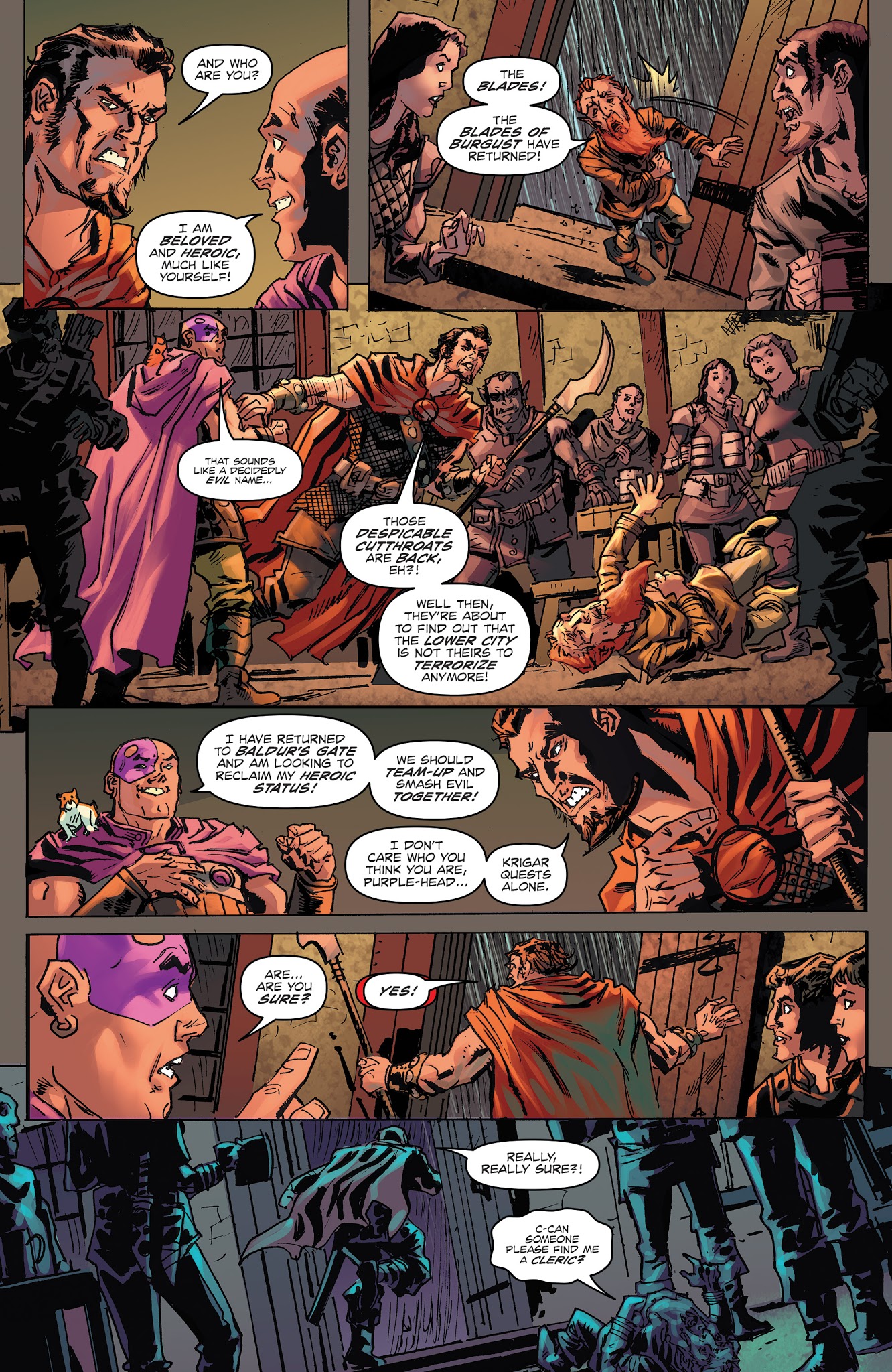 Read online Dungeons & Dragons: Evil At Baldur's Gate comic -  Issue #1 - 10