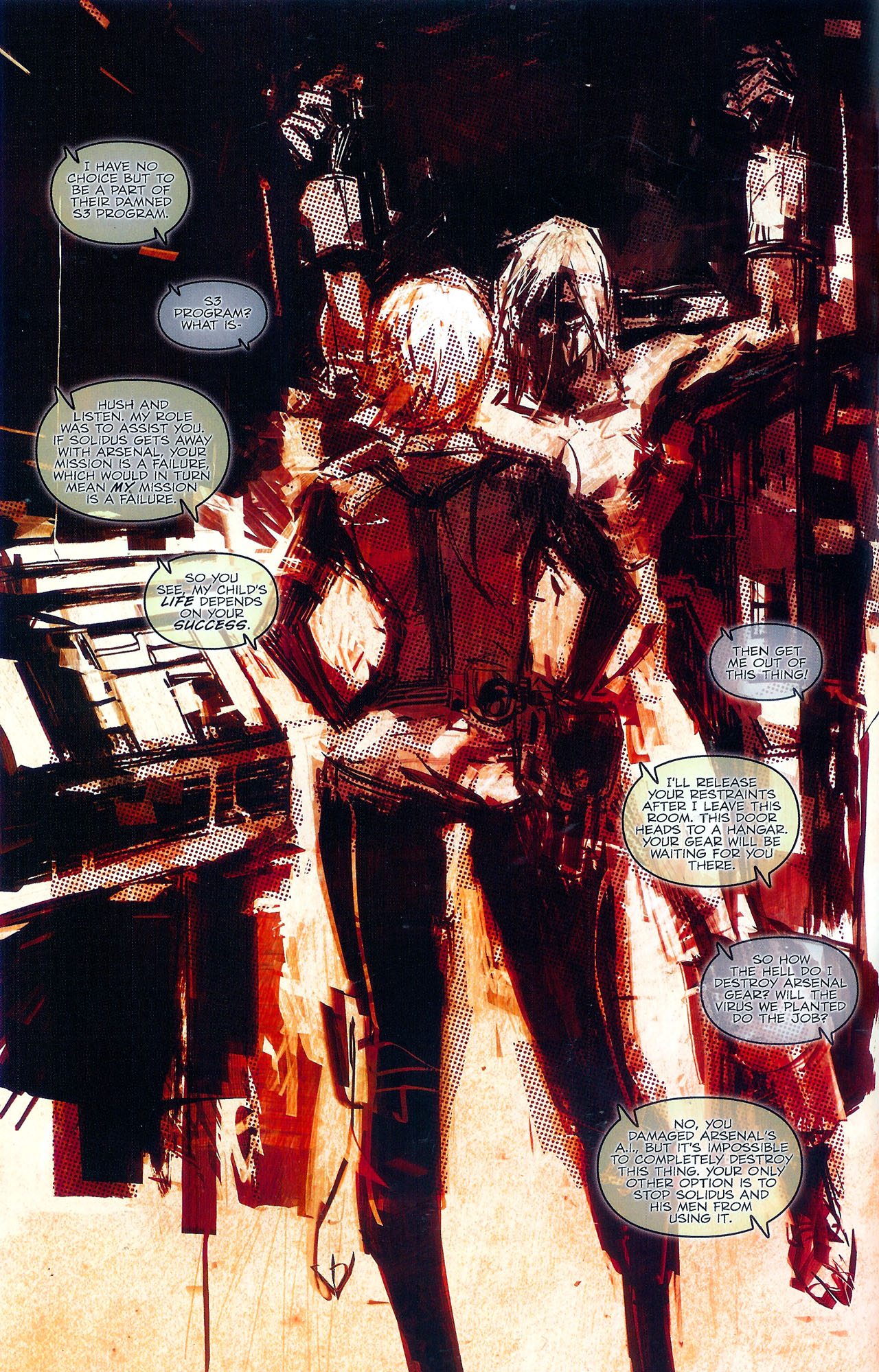 Read online Metal Gear Solid: Sons of Liberty comic -  Issue #9 - 14