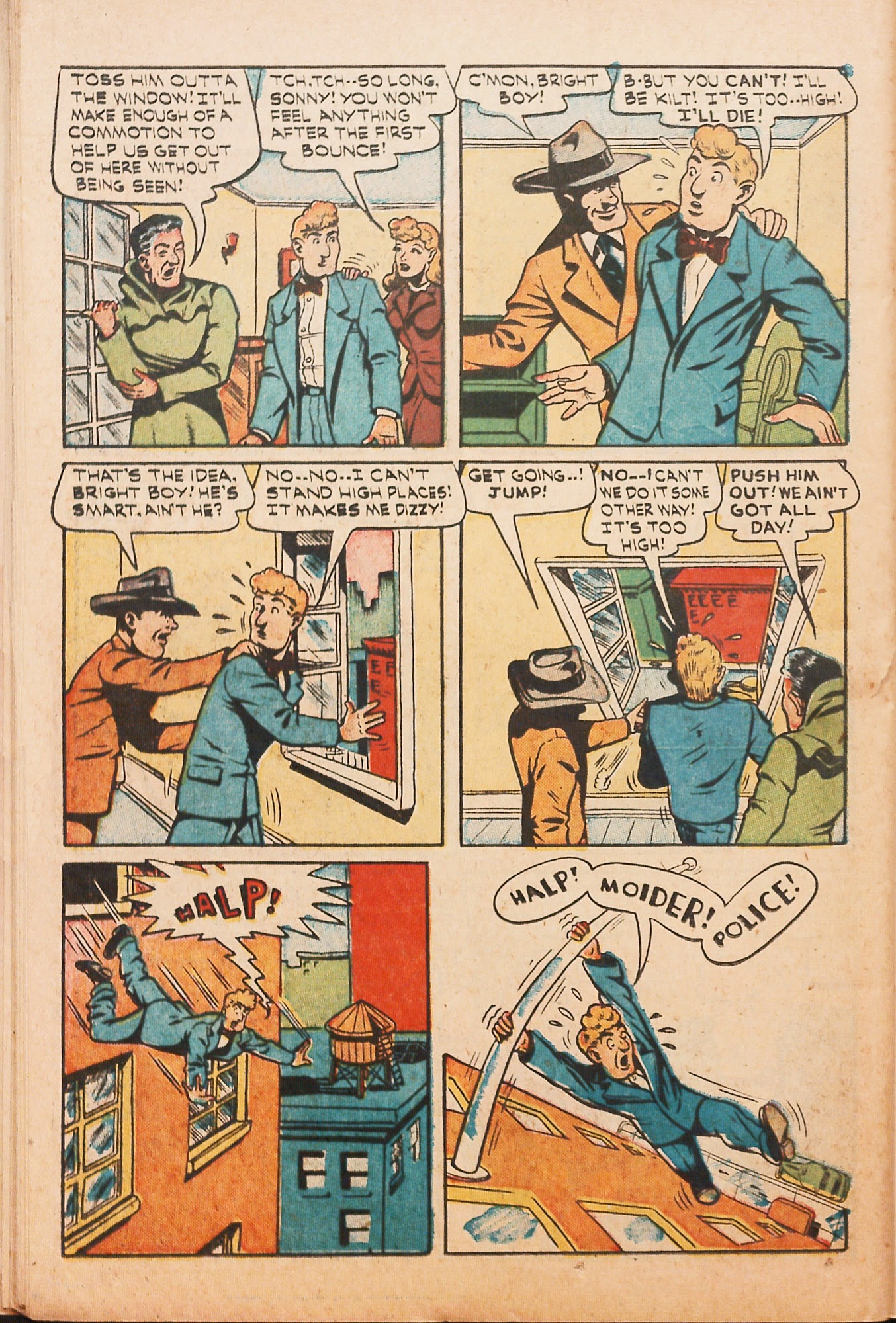 Read online Super-Mystery Comics comic -  Issue #36 - 36